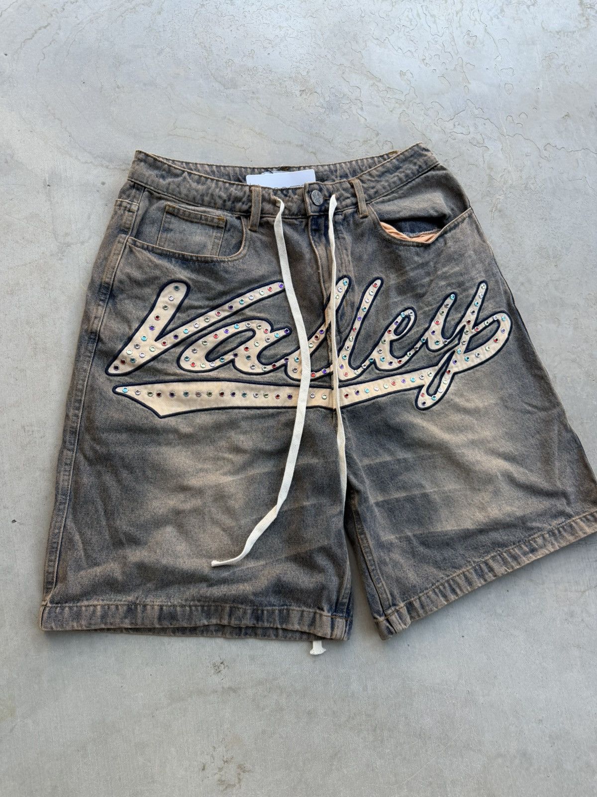 Vale Vale Forever Skittles Jorts – Black/Cream Logo 32 New Size US 32 / EU 48 - 3 Thumbnail