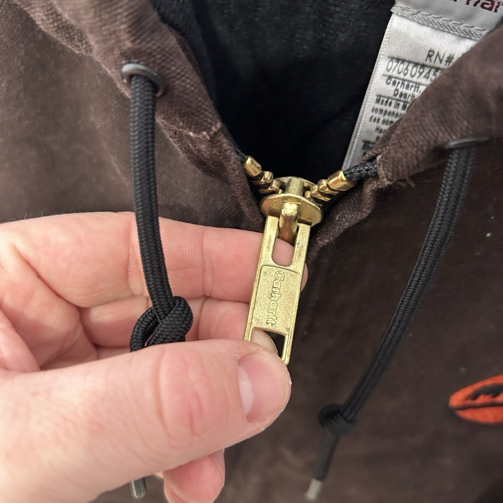 Carhartt Vintage Carhartt Hooded Active Jacket “Dark Brown” J130 DKB Size US XL / EU 56 / 4 - 12 Thumbnail