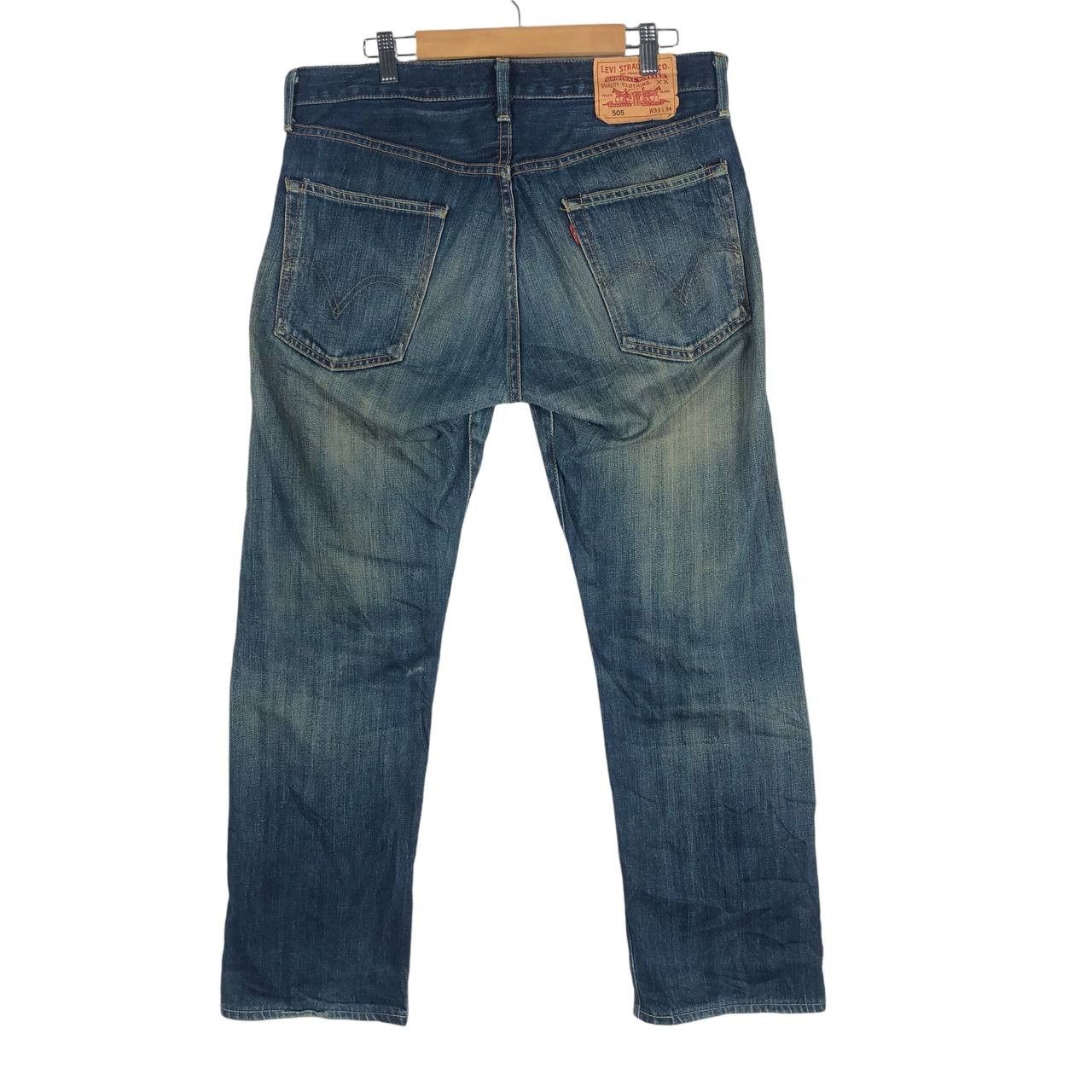 Levi's × Vintage Vintage Levi's Strauss Blue Faded Distressed Denim Jeans Size US 33 - 5 Thumbnail