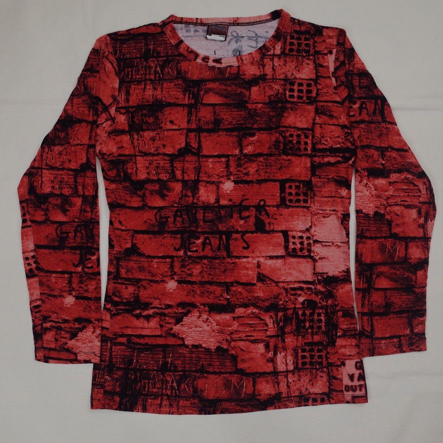 Jean Paul Gaultier AW97 Jean Paul Gaultier Brick Wall Print Top & Skirt Vintage Size ONE SIZE - 3 Thumbnail