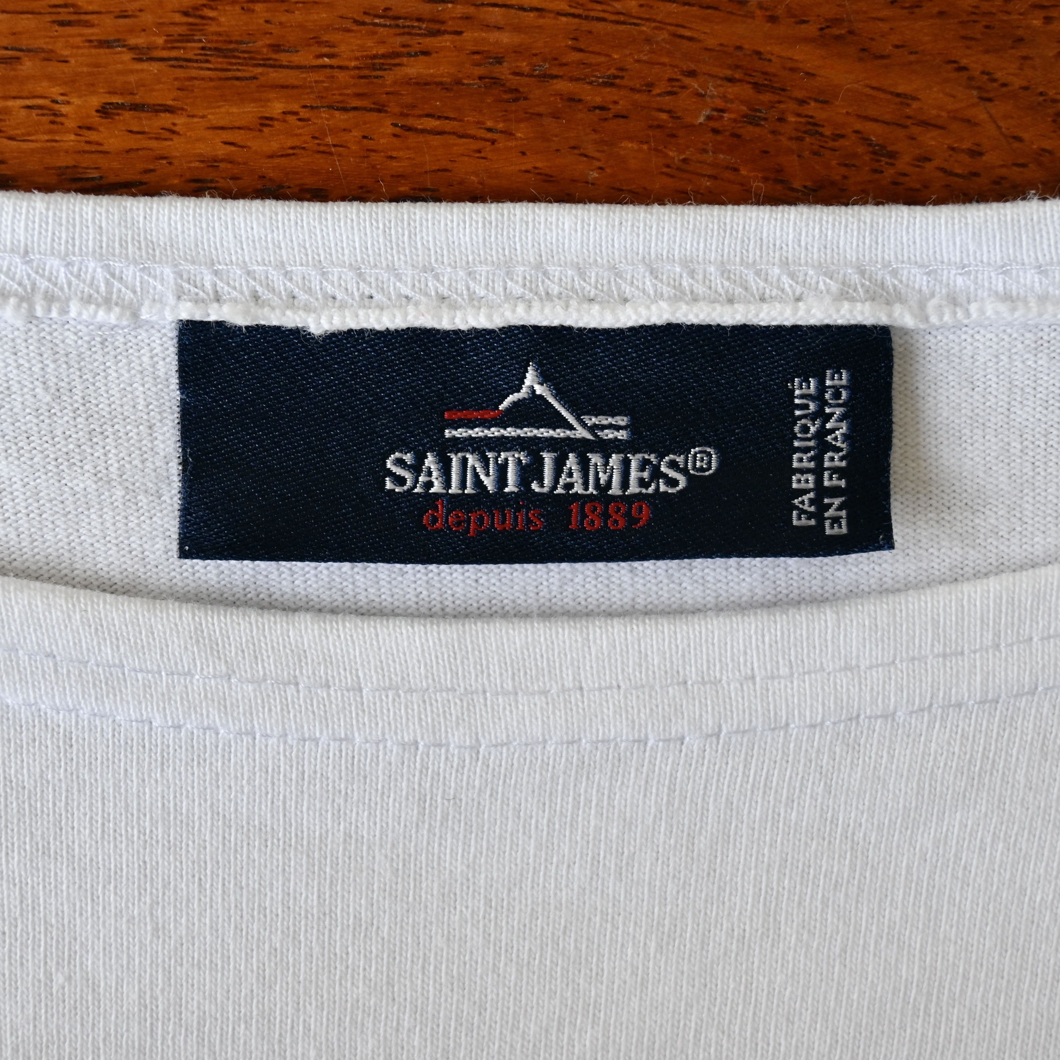 Saint James SAINT JAMES "NAVAL" authentic sailor shirt, 5/ML Size US M / EU 48-50 / 2 - 8 Thumbnail