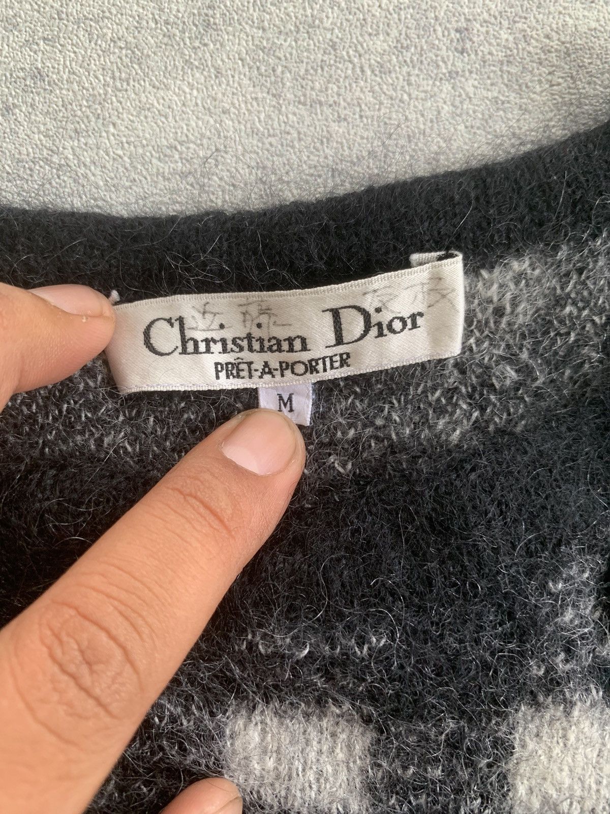 Christian Dior Monsieur × Vintage Vintage Christian dior monseiur plaid double button knit Size M / US 6-8 / IT 42-44 - 4 Thumbnail