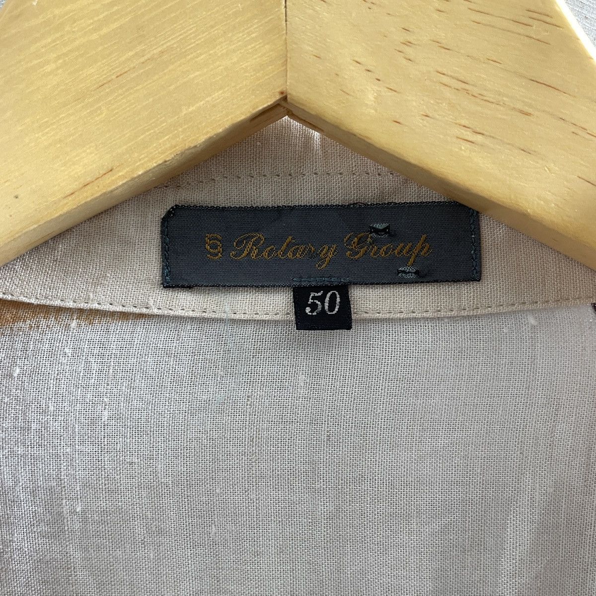 Japanese Brand × Pleats Please Issey Miyake × Vintage 🔥Vintage Rotary group pattern shirt Size US XL / EU 56 / 4 - 6 Thumbnail