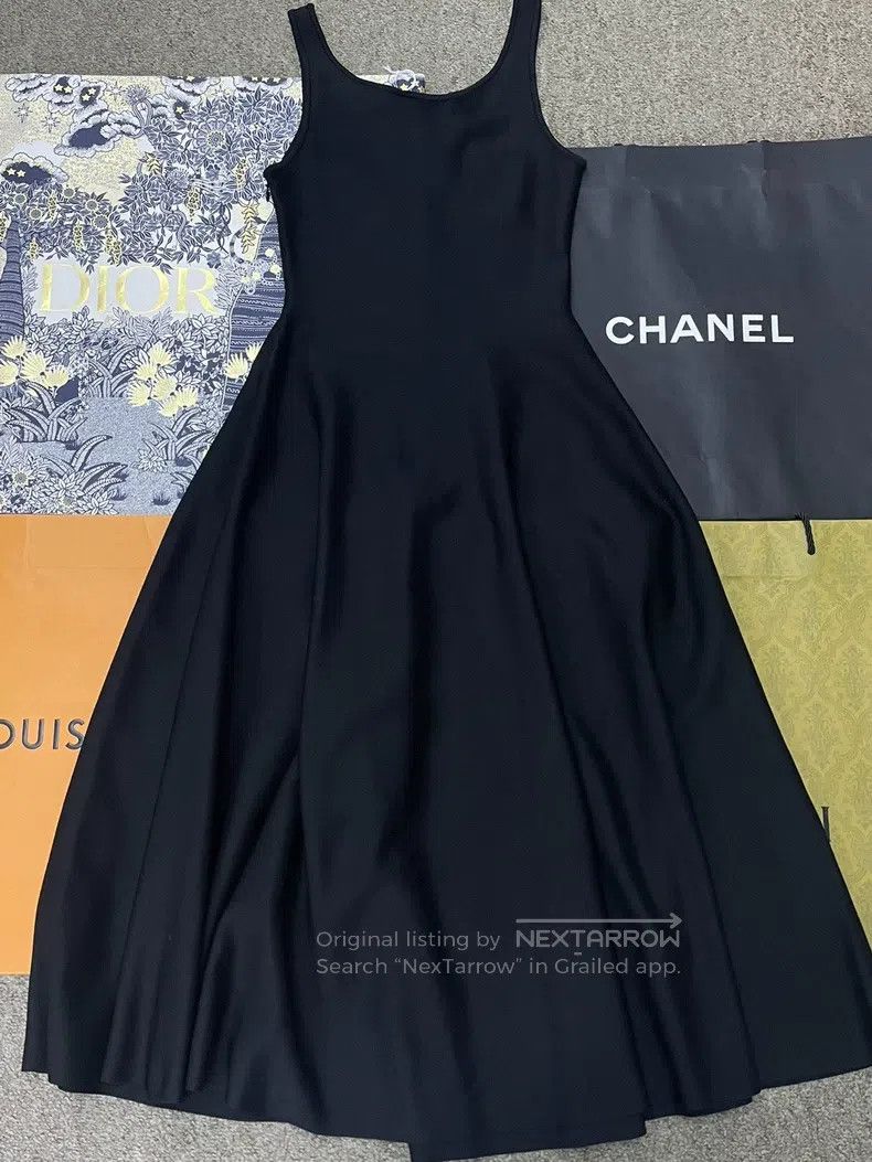 Dior Dior 25 black needle embroidered strap sleeveless knitted Size S / US 4 / IT 40 - 3 Thumbnail