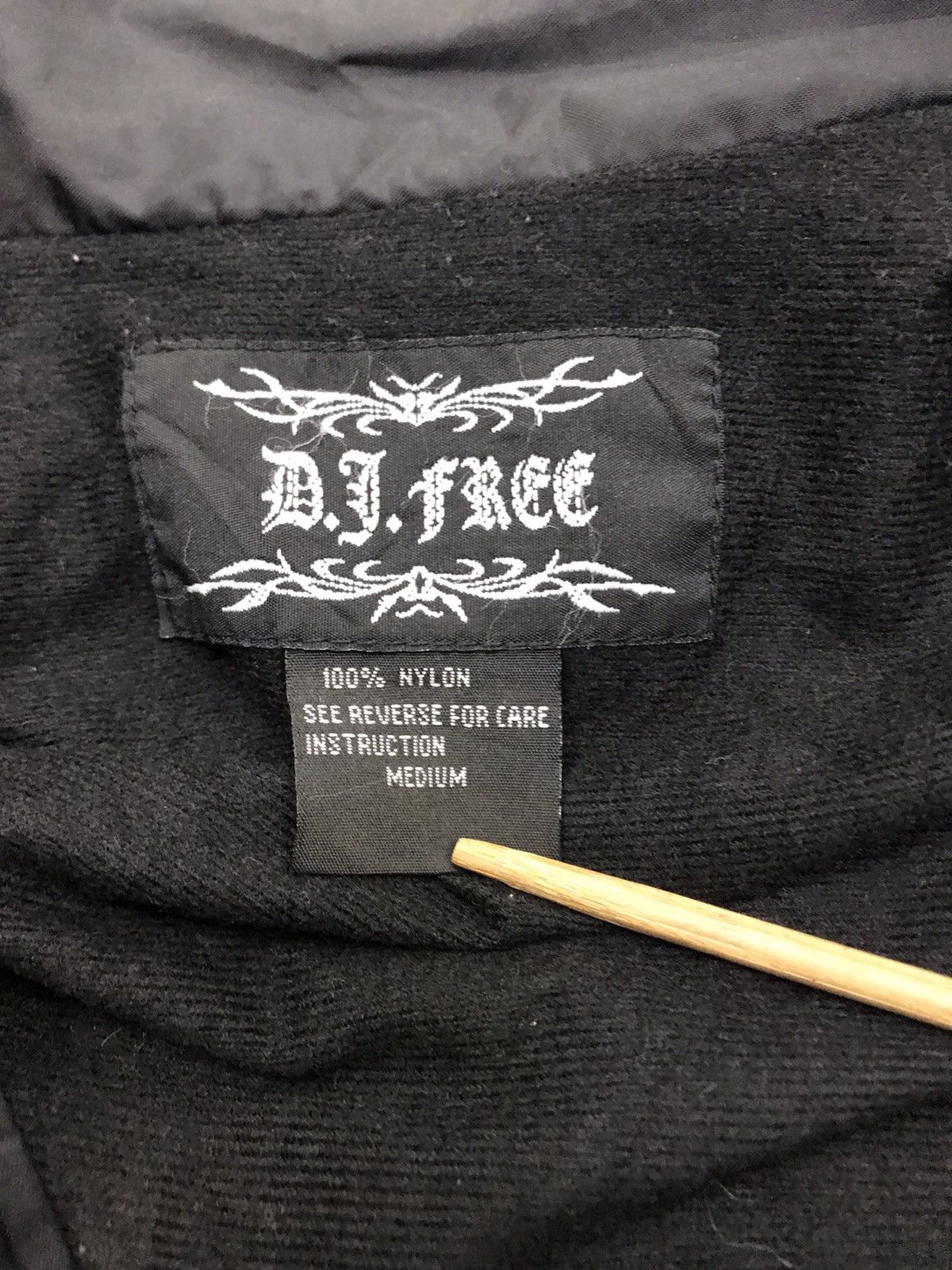 Designer × Japanese Brand × Vintage 💥RARE💥DJ FREE EMBROIDERY LOGO HOODIE JACKET Size US M / EU 48-50 / 2 - 8 Thumbnail