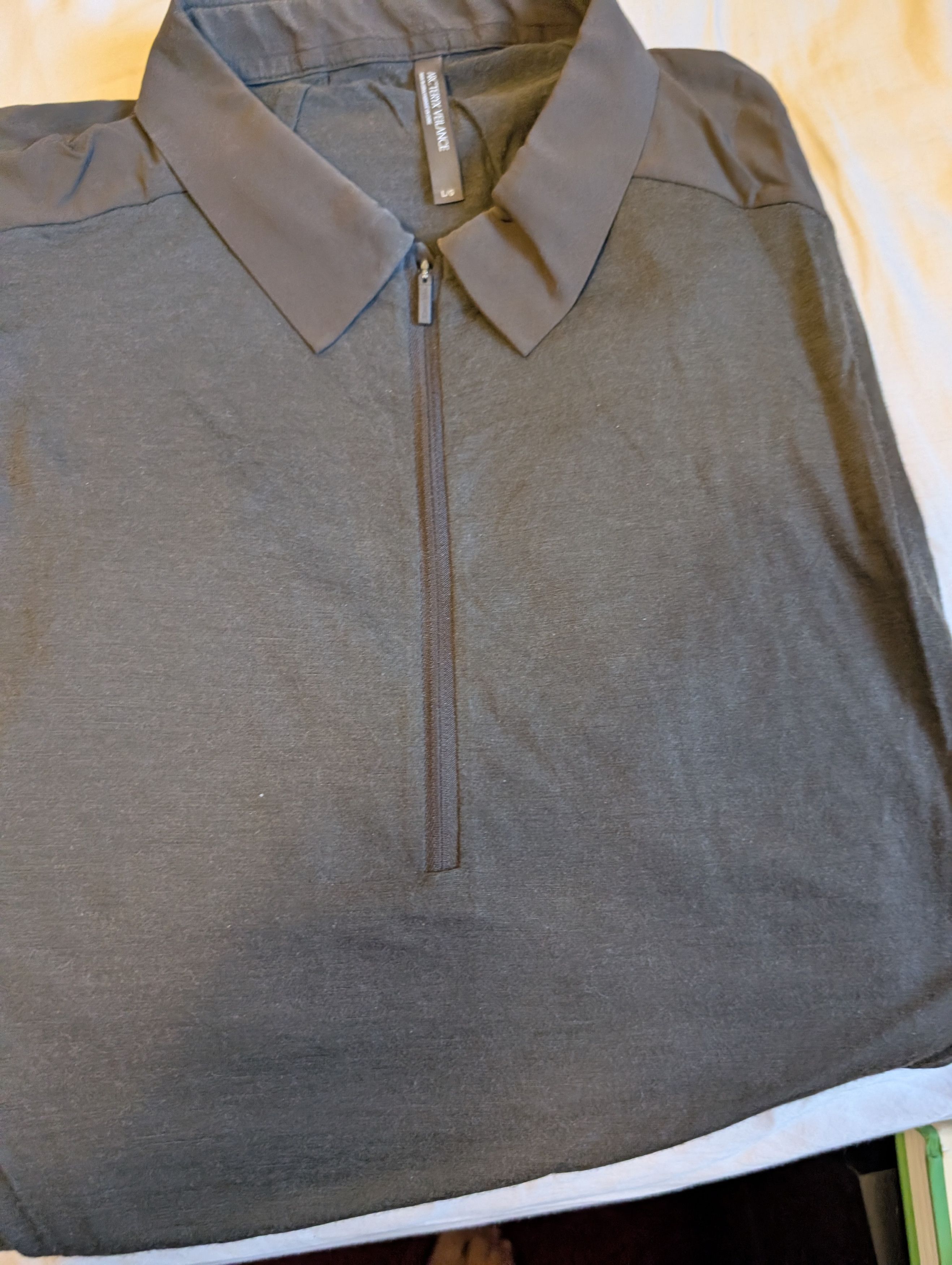 Veilance Arc'teryx Veilance Frame Polo LS Shirt, Clay Size US L / EU 52-54 / 3 - 8 Thumbnail