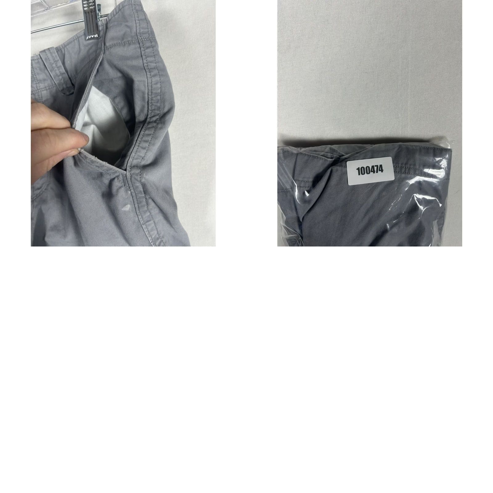 Old Navy Old Navy Mens Casual Chino Shorts Size 30 Gray Flat Front Mid Rise Longer Length Twill Cotton Size US 30 / EU 46 - 9 Thumbnail