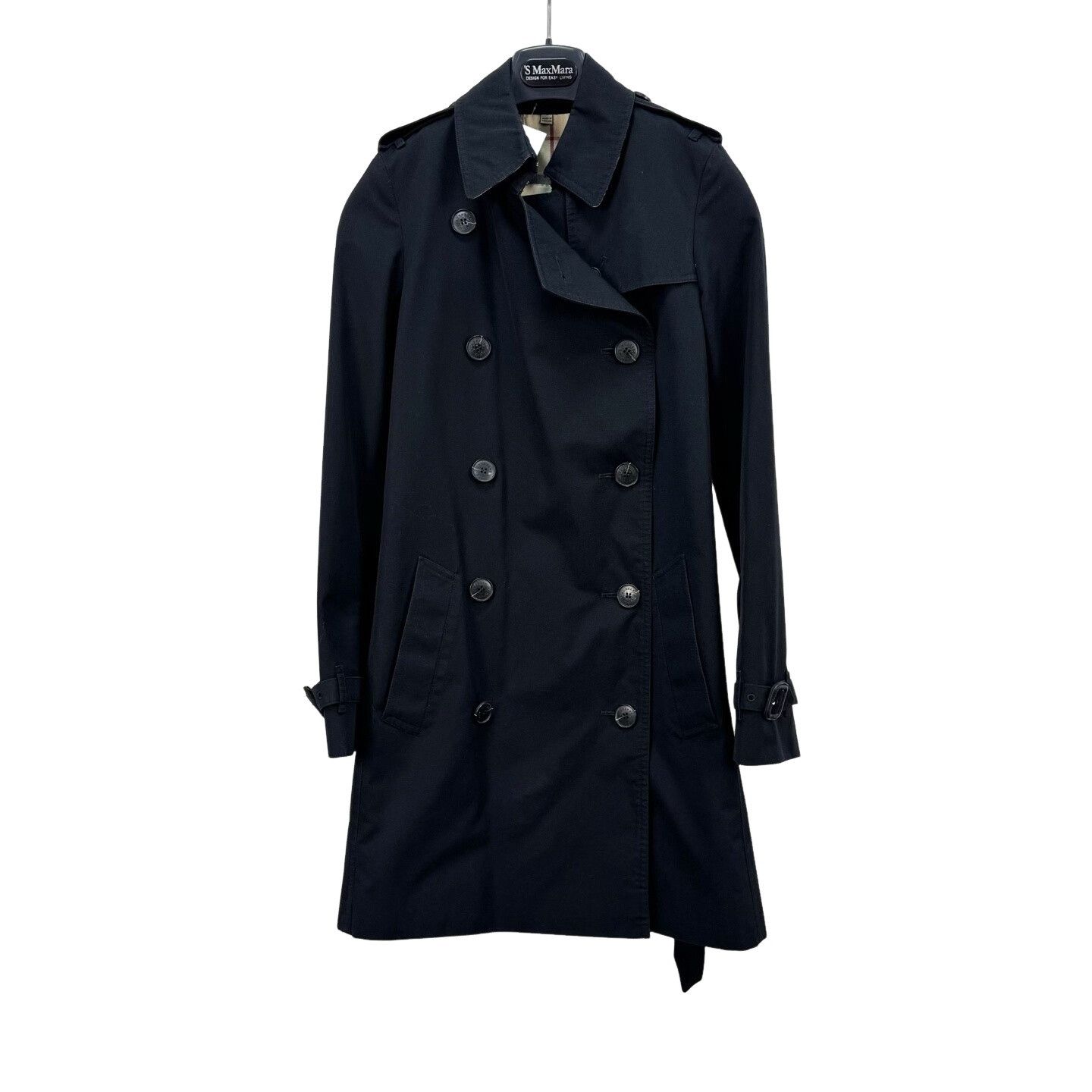 Burberry Burberry Black Trench Coat Size UK 4 Size XS / US 0-2 / IT 36-38 - 1 Thumbnail