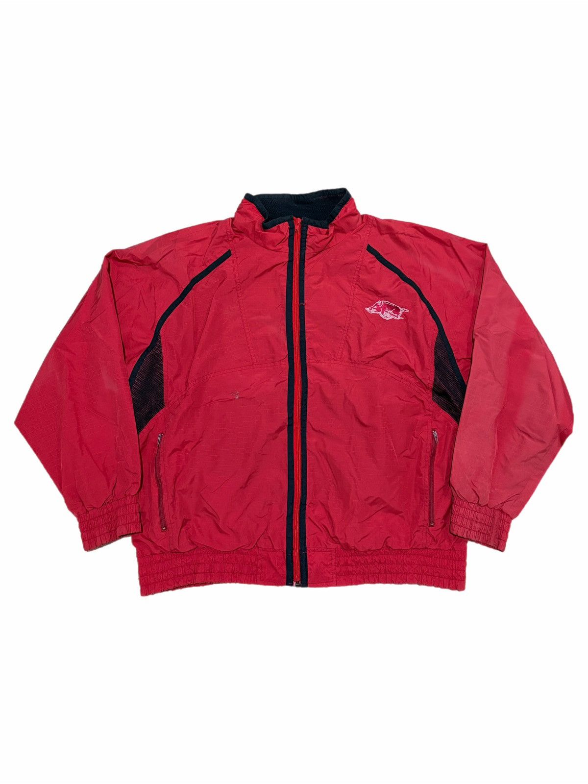 Logo 7 Vintage Logo 7 Arkansas Razorbacks Windbreaker Jacket XL Size US XL / EU 56 / 4 - 1 Thumbnail