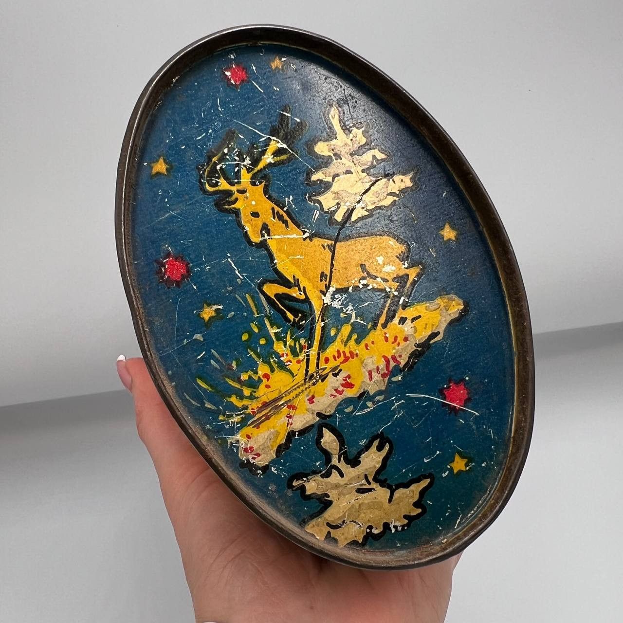 Vintage 1959 Vintage USSR Christmas Kids Toy Candy Box Bag Kharkov Size ONE SIZE - 4 Thumbnail