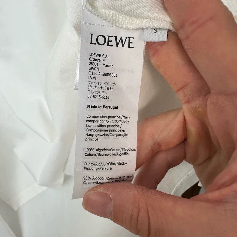 Loewe LOEWE Embroidered Logo short sleeves Size S / US 4 / IT 40 - 5 Thumbnail