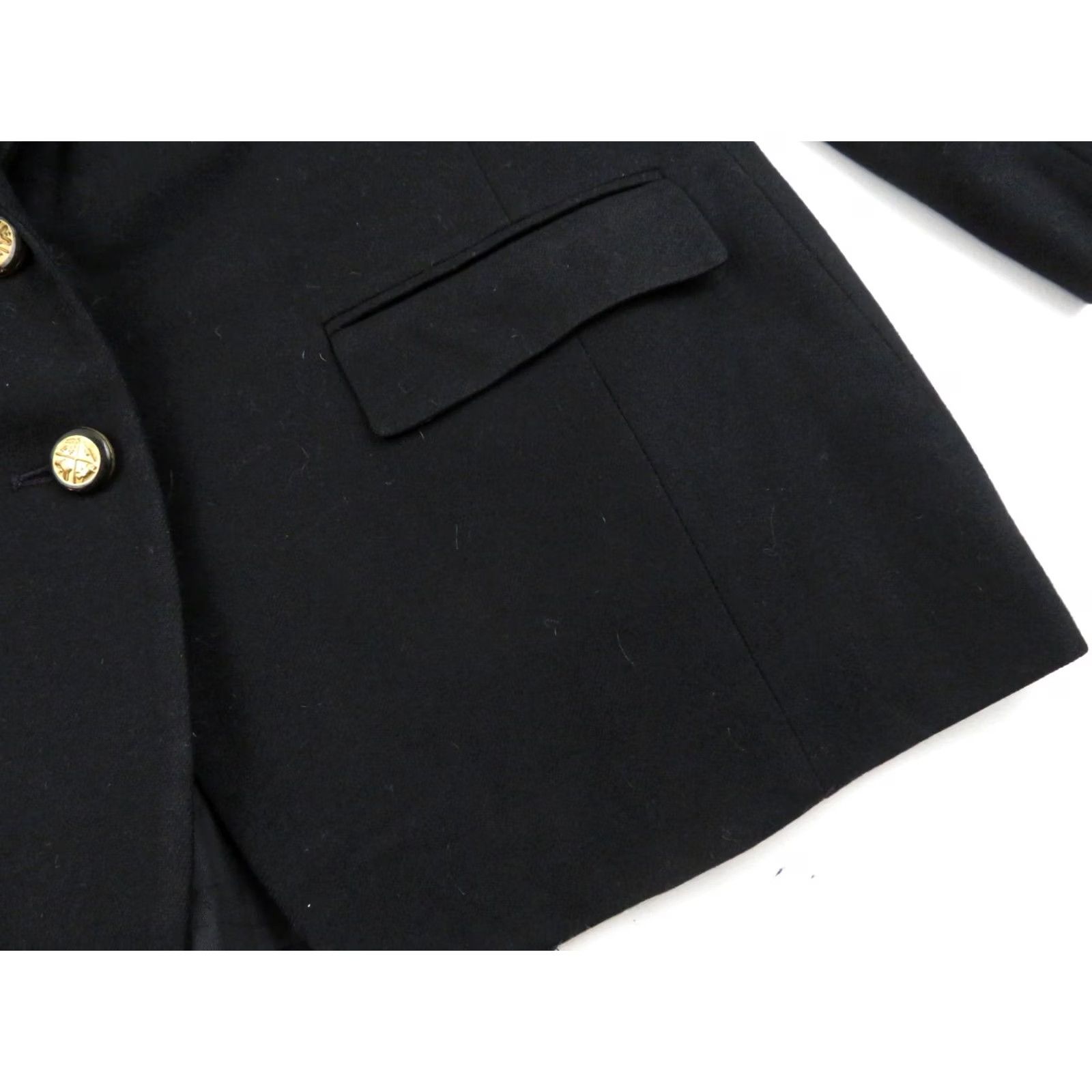 Pendleton VINTAGE Pendleton 100% Wool Blazer Jacket Coat Womens 10P Medium Black Blazer 80s 90s Retro USA Southwestern Country Club Gift Womens Size L / US 10 / IT 46 - 3 Thumbnail