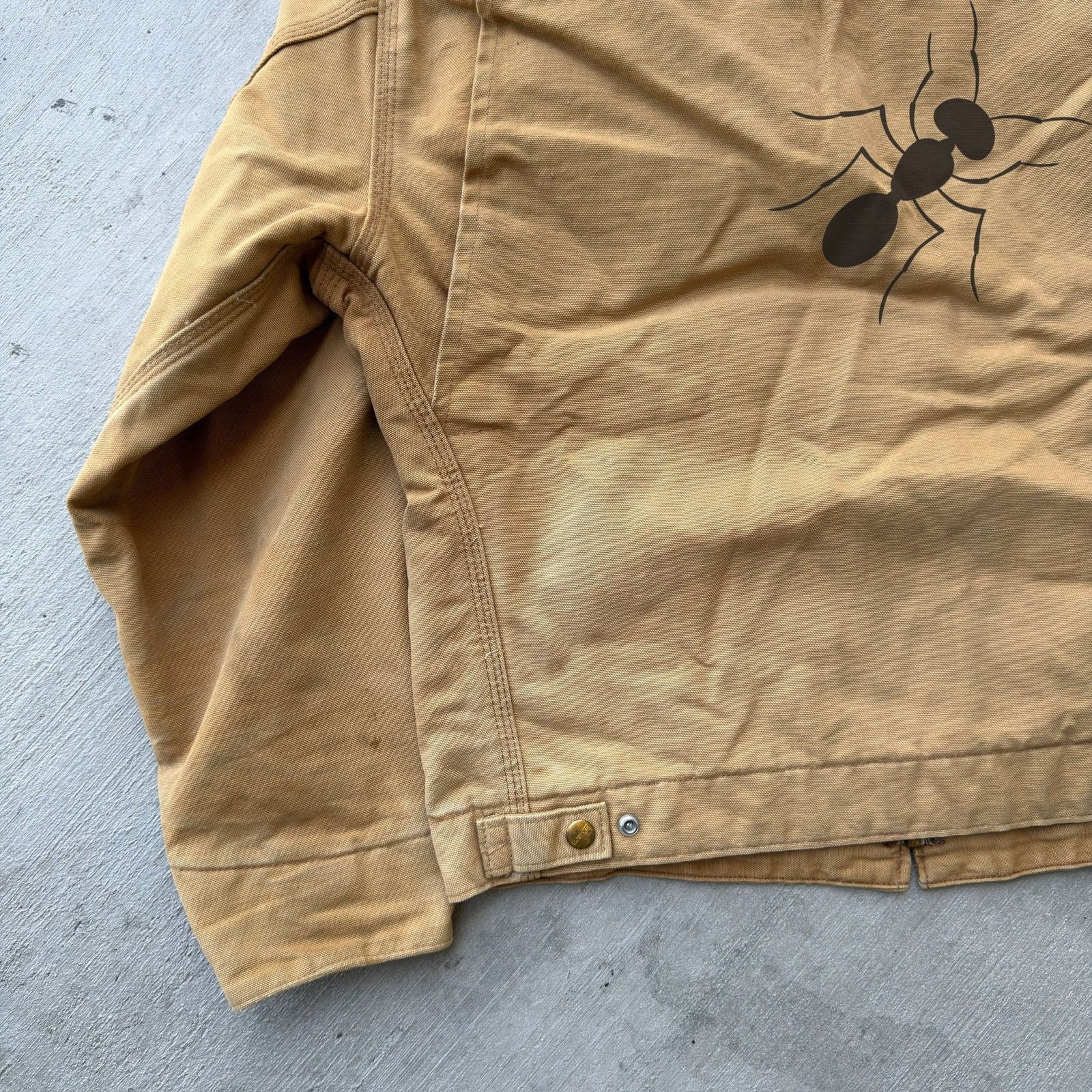 Carhartt × Vintage Carhartt faded brown detroit work wear jacket Size US S / EU 44-46 / 1 - 7 Thumbnail