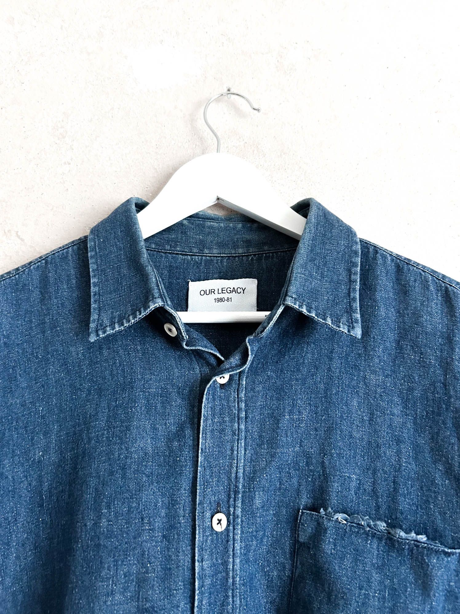 Our Legacy Indigo Denim Shirt Size US M / EU 48-50 / 2 - 3 Thumbnail