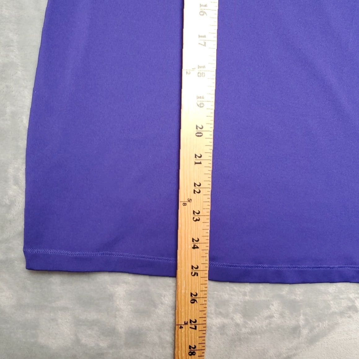 Under Armour Under Armour shirt Womens L Purple Fitted Short Sleeve Performance Pullover Size L / US 10 / IT 46 - 6 Thumbnail
