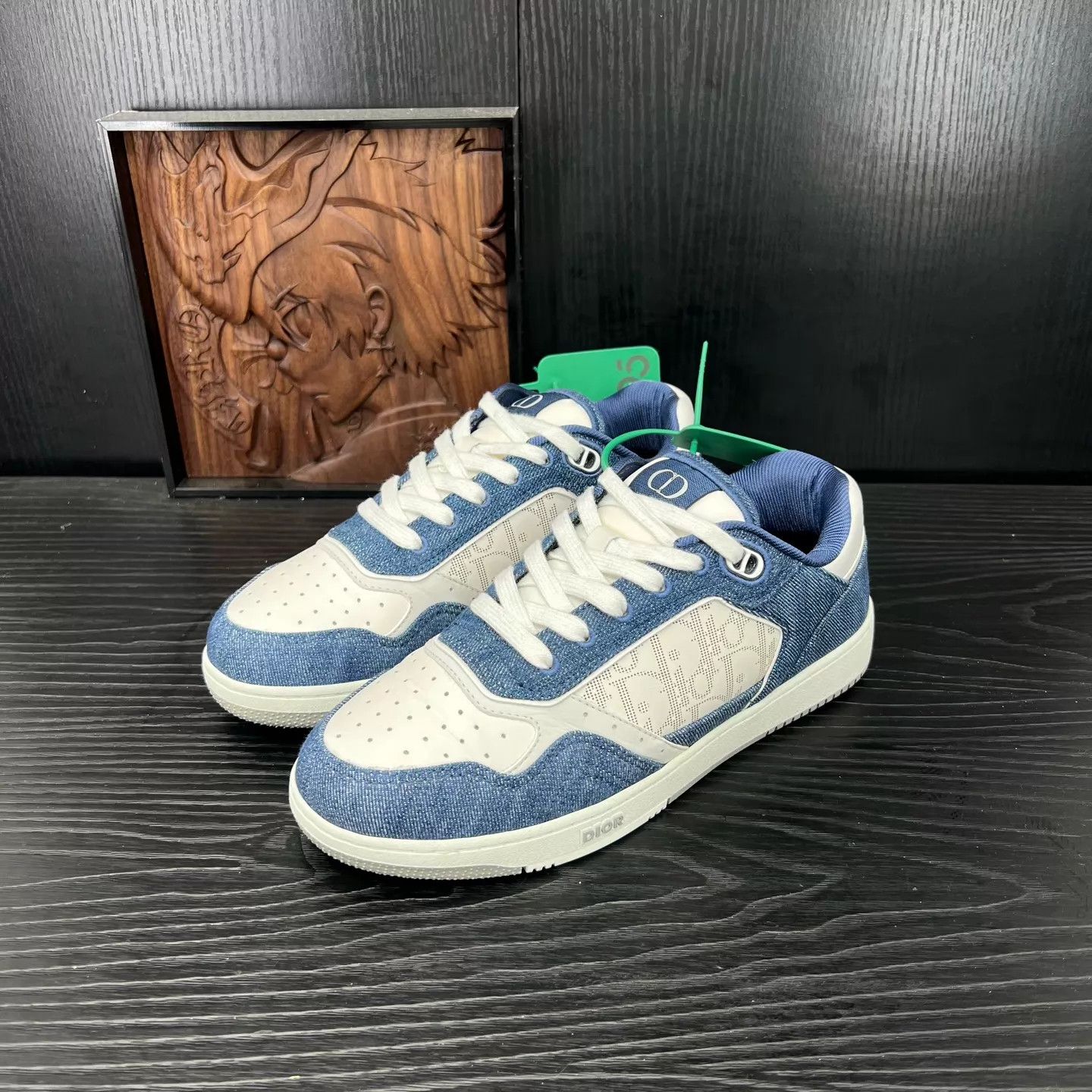 Dior Dior B27 Denim White Blue 40 99 New Original Box Size US 7 / EU 40 - 1 Thumbnail