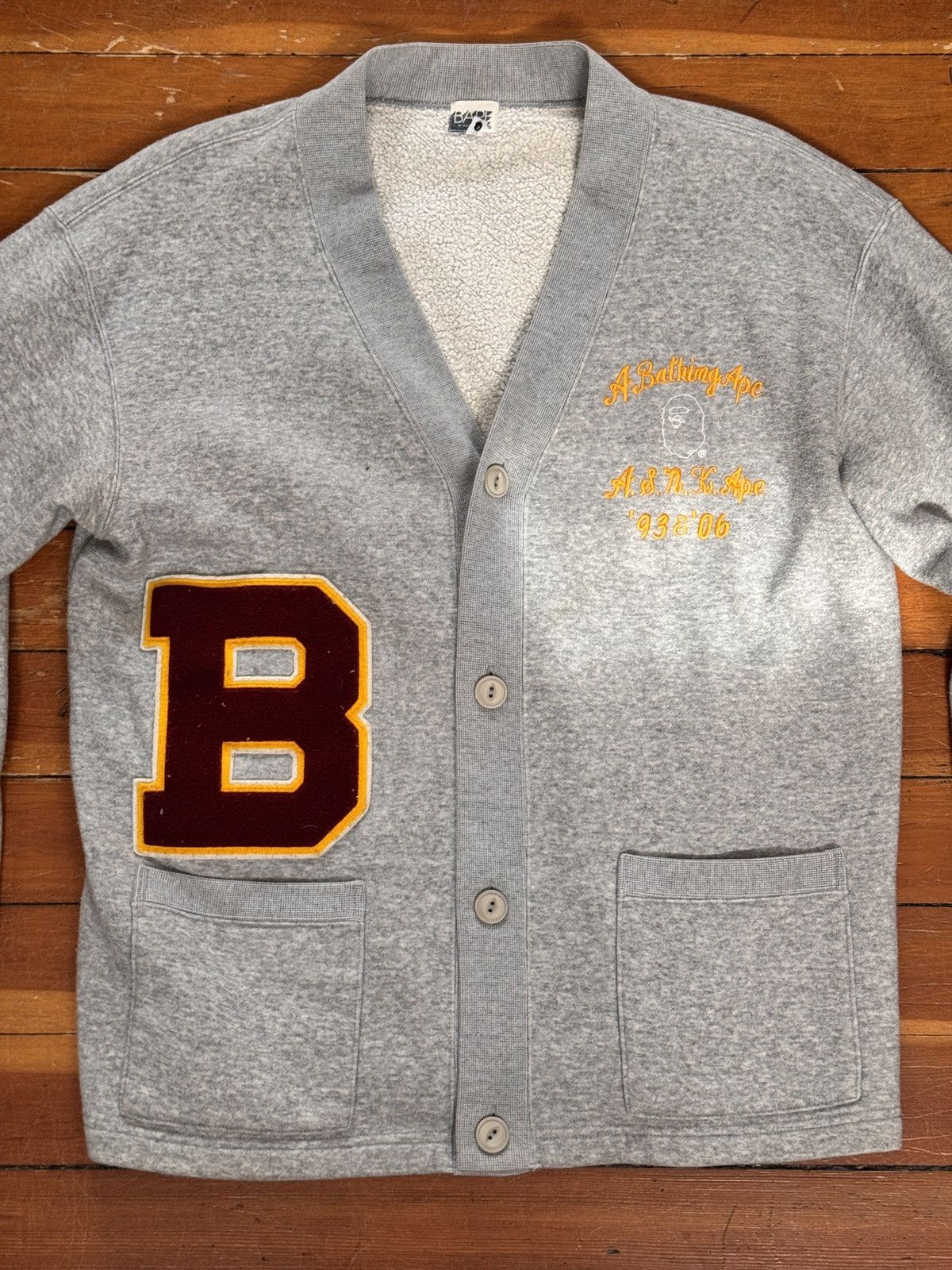 Bape Bape Varsity Cardigan Size US L / EU 52-54 / 3 - 2 Thumbnail