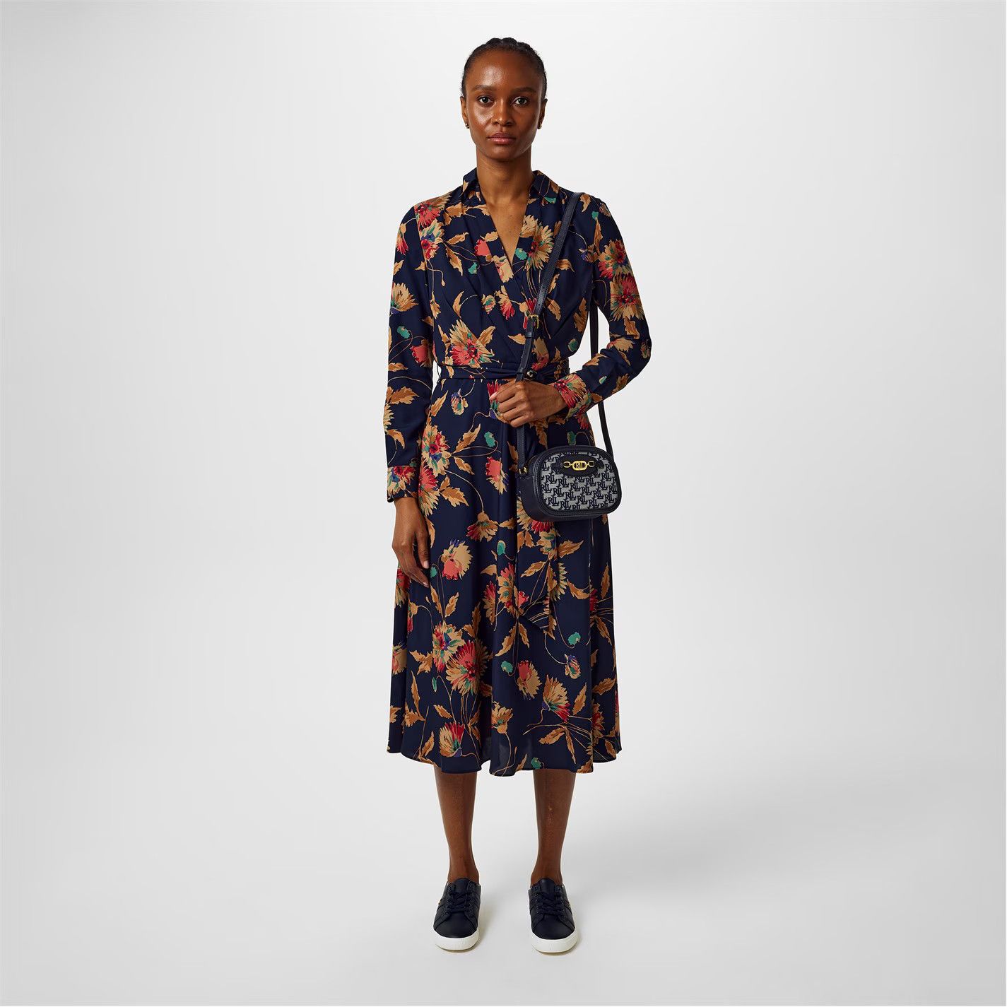 Lauren Ralph Lauren o1g2r1mq0825 Size: OS / Small Tayler Crossbody Bag Navy Size ONE SIZE - 5 Thumbnail