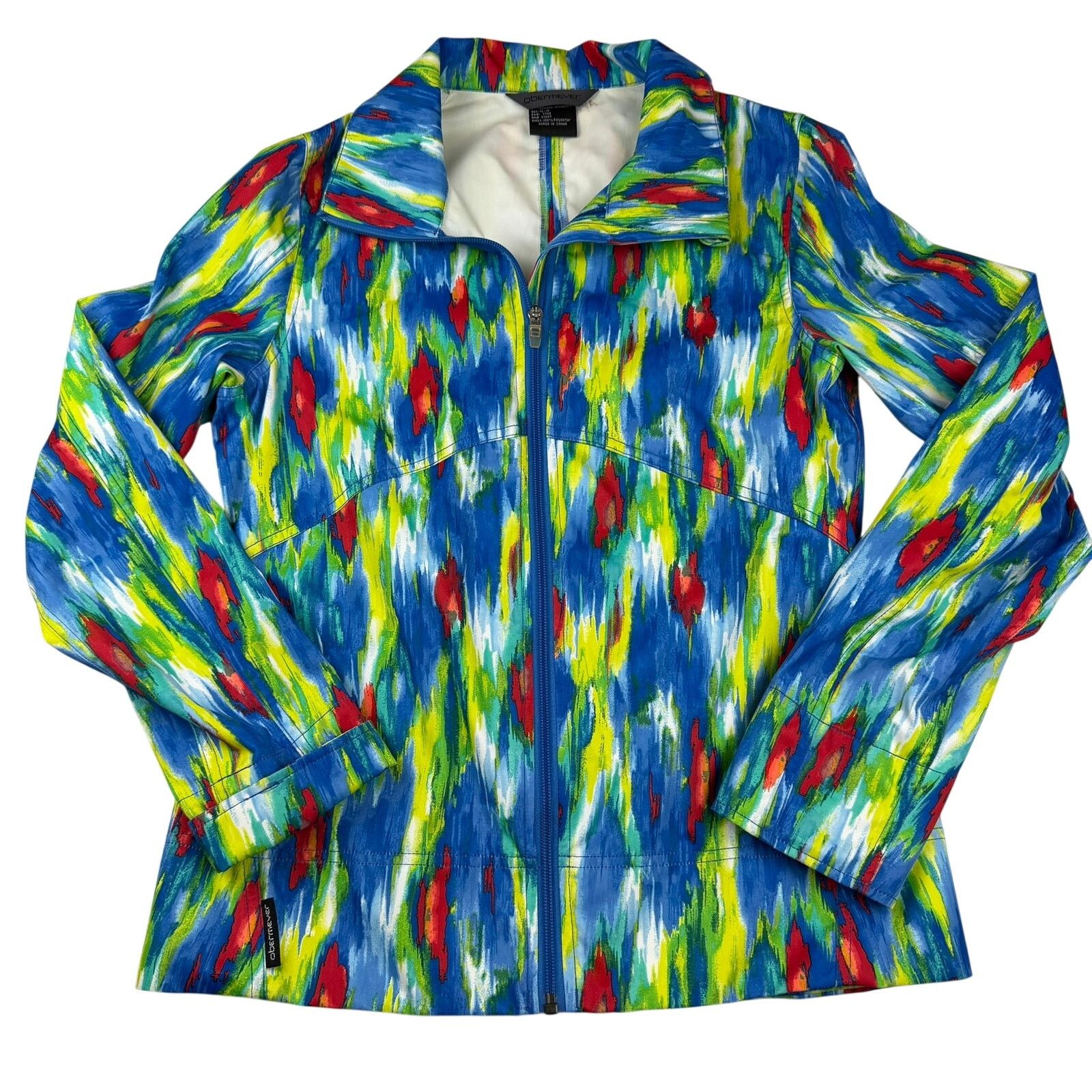 Obermeyer Obermeyer Ikat Print Zip Jacket Size Small Size S / US 4 / IT 40 - 1 Thumbnail