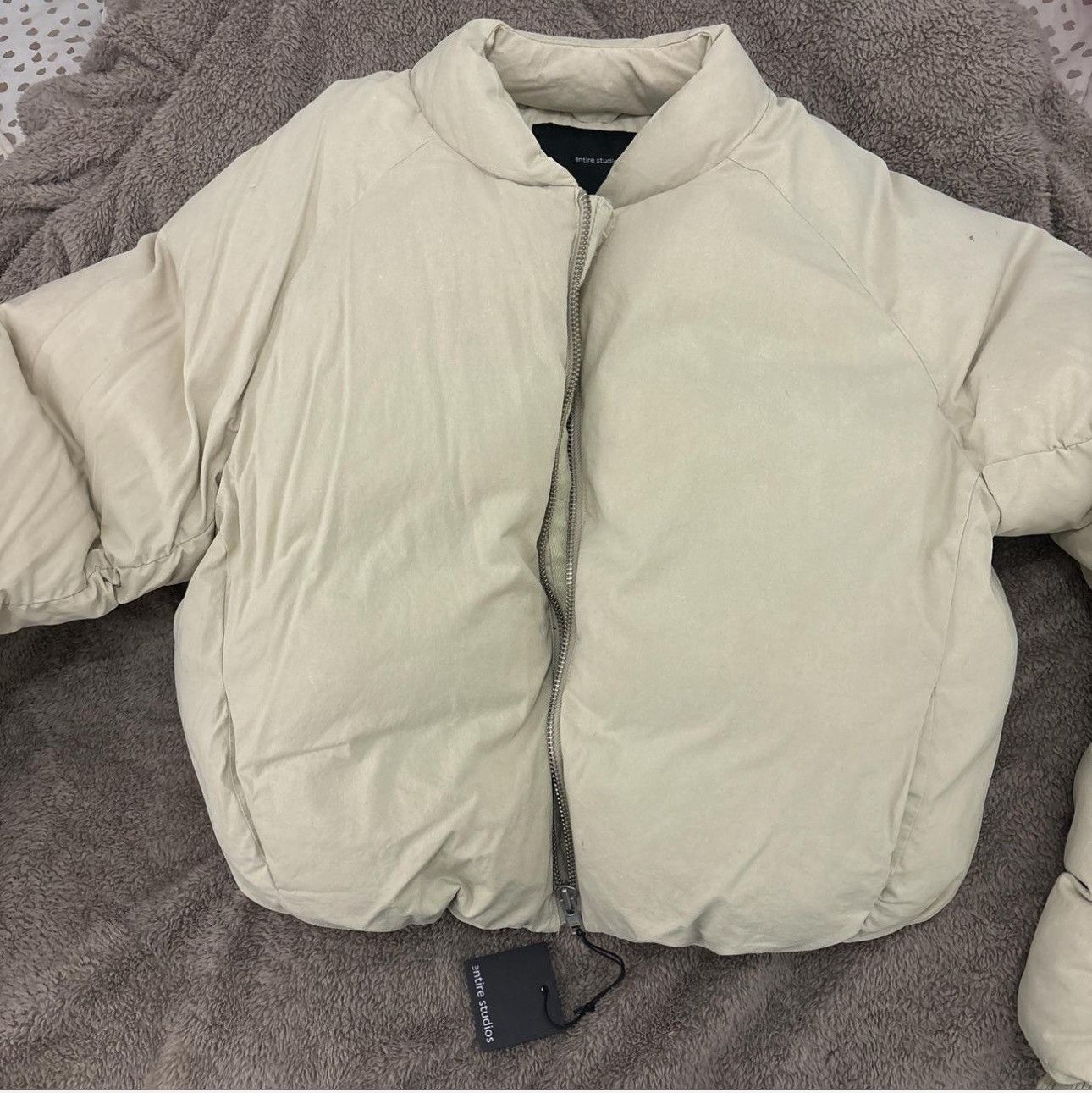 Entire Studios Entire Studios PILLOW BOMBER OFF WHITE UNISEX Size US S / EU 44-46 / 1 - 4 Thumbnail