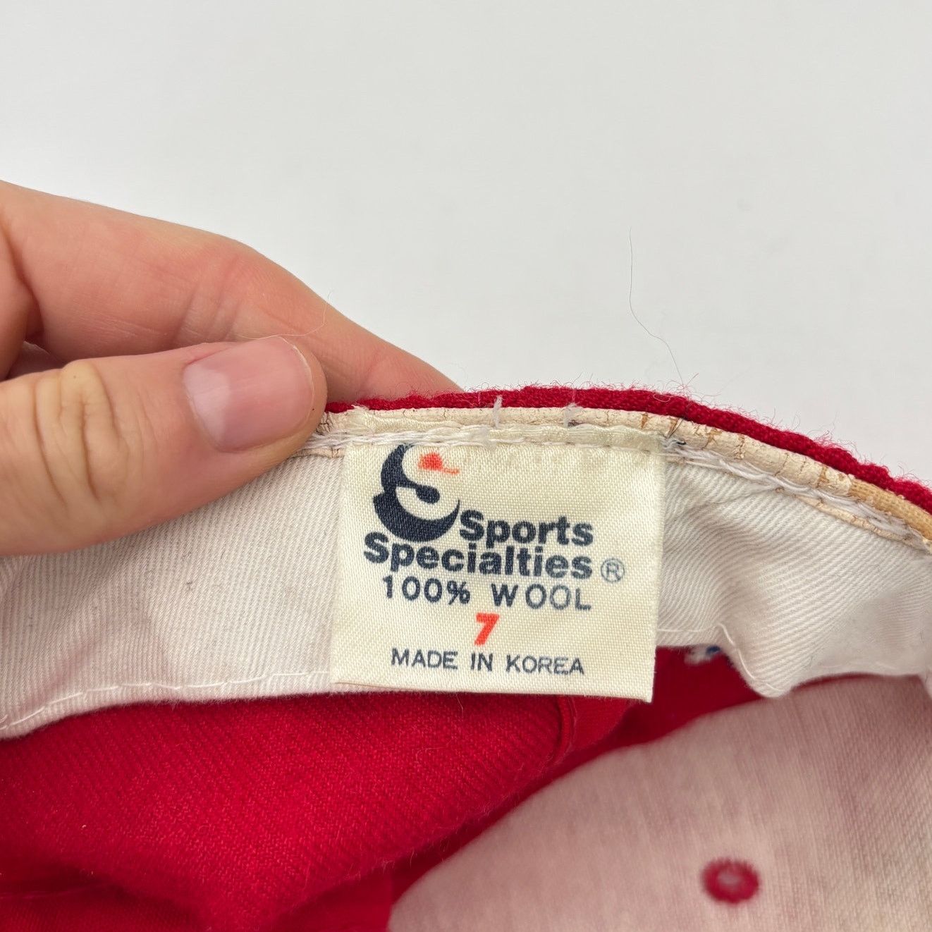 NFL × Sports Specialties × Vintage VTG Sports Specialties San Francisco 49ers Script Wool Hat 7 Size ONE SIZE - 10 Thumbnail