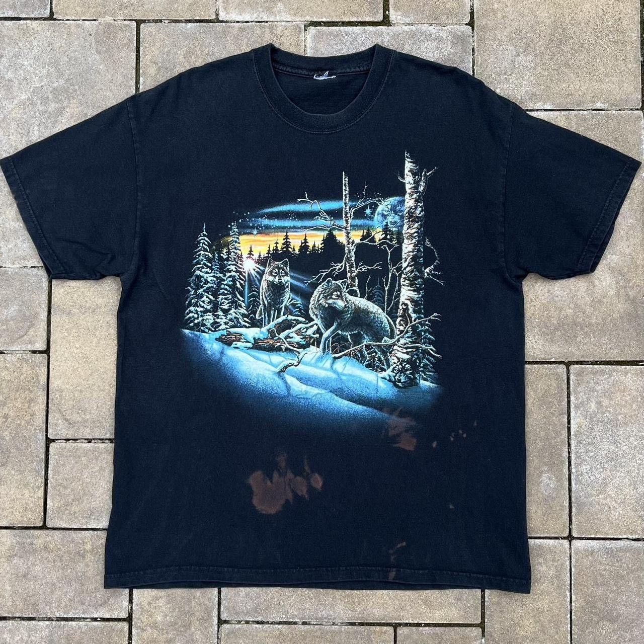 Vintage Vintage Wolf Pack Animal Nature Wildlife Essential Tshirt Size US L / EU 52-54 / 3 - 1 Thumbnail