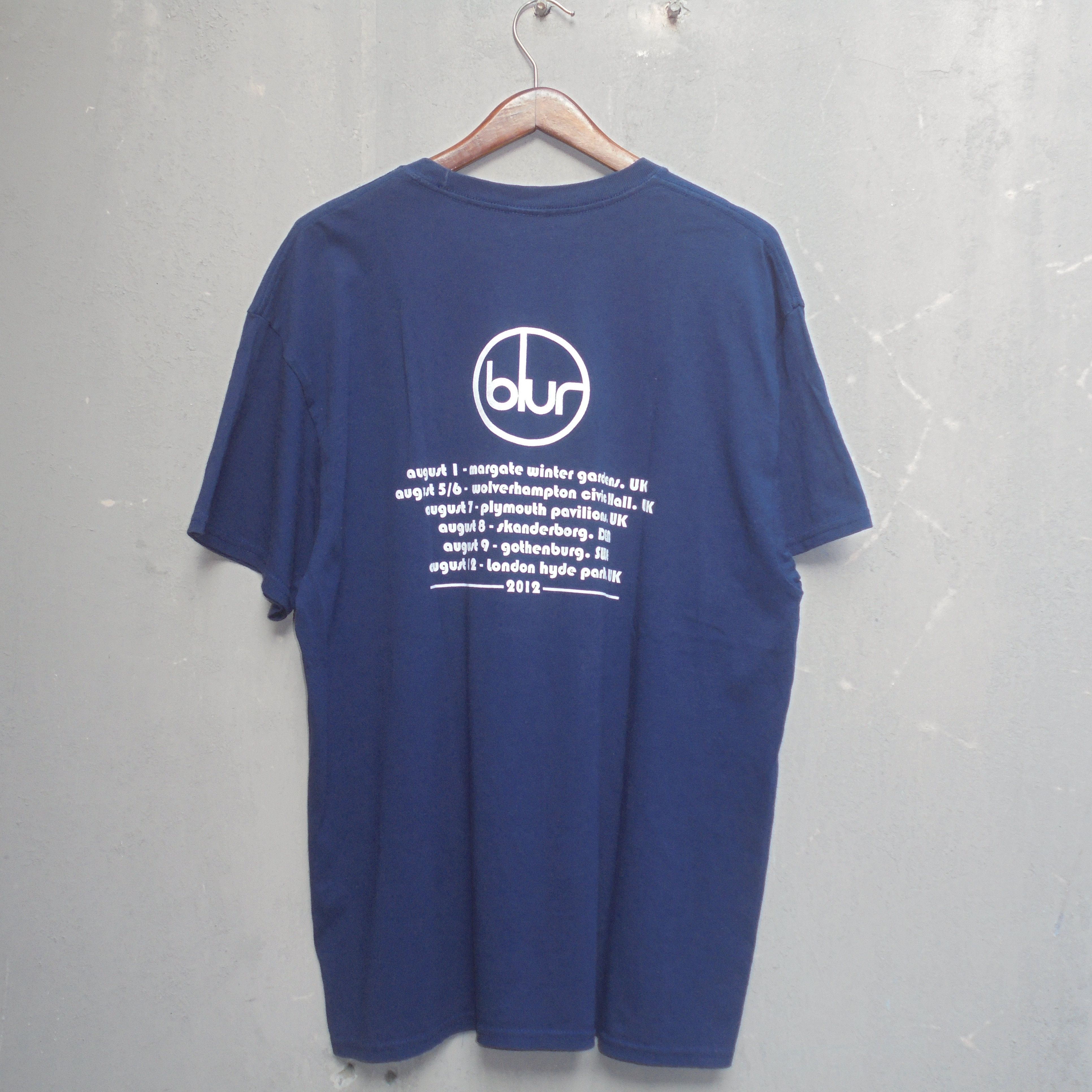 Band Tees 2012 Blur Tour Band Tees Size US XL / EU 56 / 4 - 5 Thumbnail