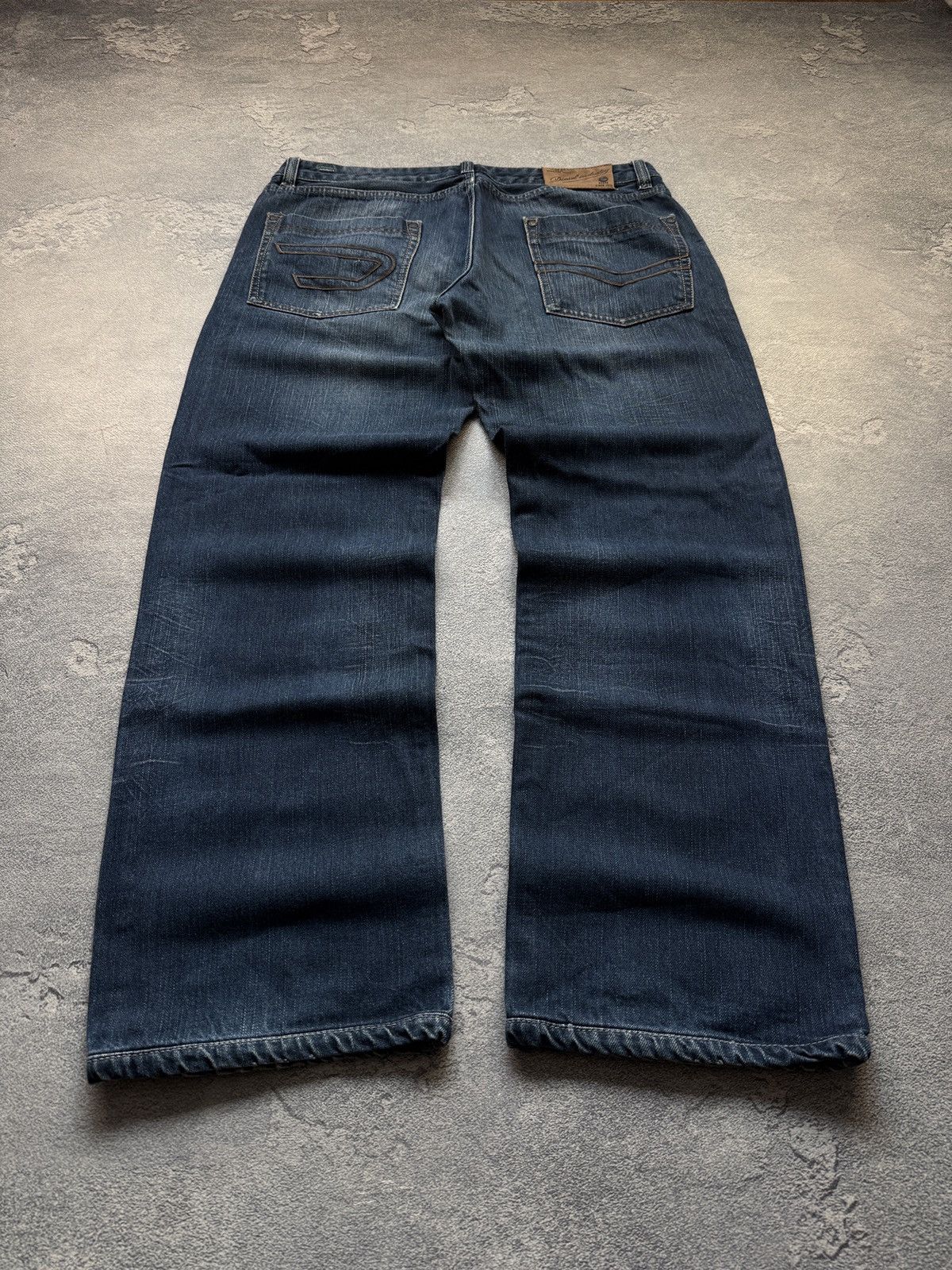 Diesel Y2K Vintage Diesel Jeans Big D Logo Distressed Baggy japan Size US 34 / EU 50 - 1 Thumbnail