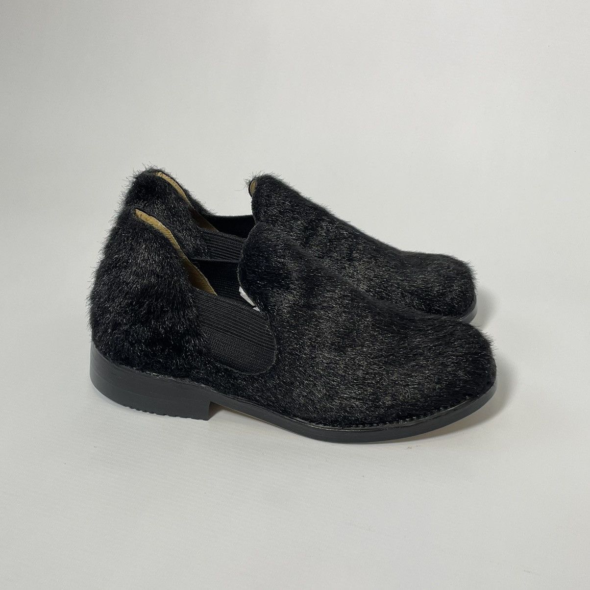 Comme des Garcons Black Faux Fur Ankle Boots Size US 8 / EU 41 - 16 Thumbnail