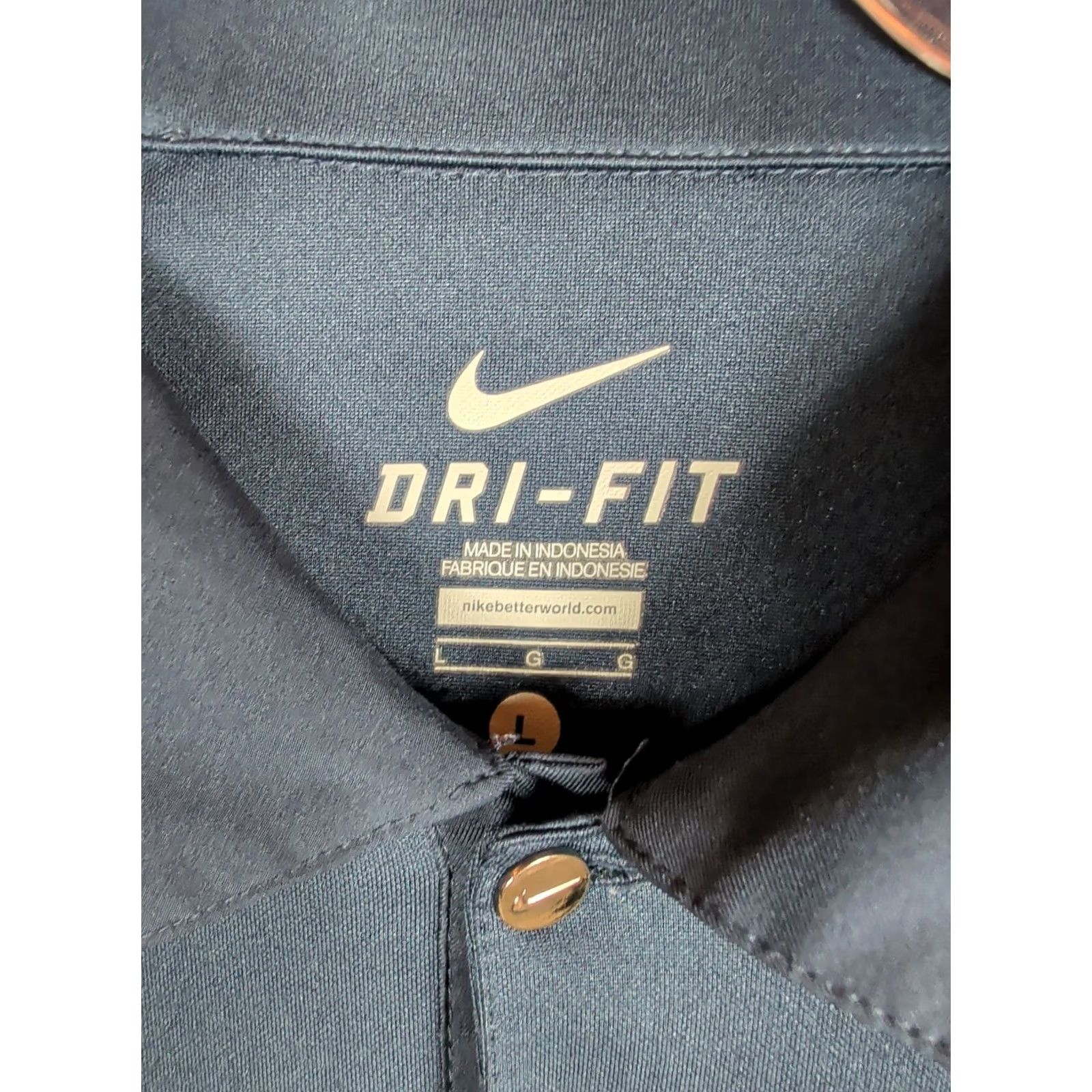Nike Nike Dri-Fit Pitt Panthers Polo Shirt Men's L Navy Short Sleeve Golf Shirt Size US L / EU 52-54 / 3 - 5 Thumbnail