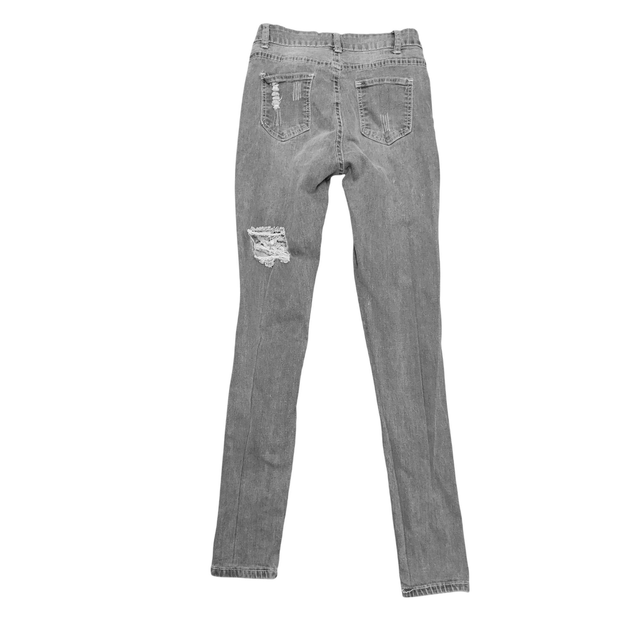 Other Womens Jeans Skinny Fit High Rise Distressed Grunge Indie Ur Size 26" / US 2 / IT 38 - 2 Thumbnail