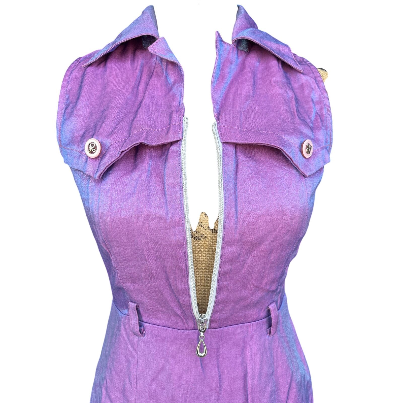 Other Charming Vintage Hade Sugiru Iridescent Dress S Size S / US 4 / IT 40 - 2 Thumbnail