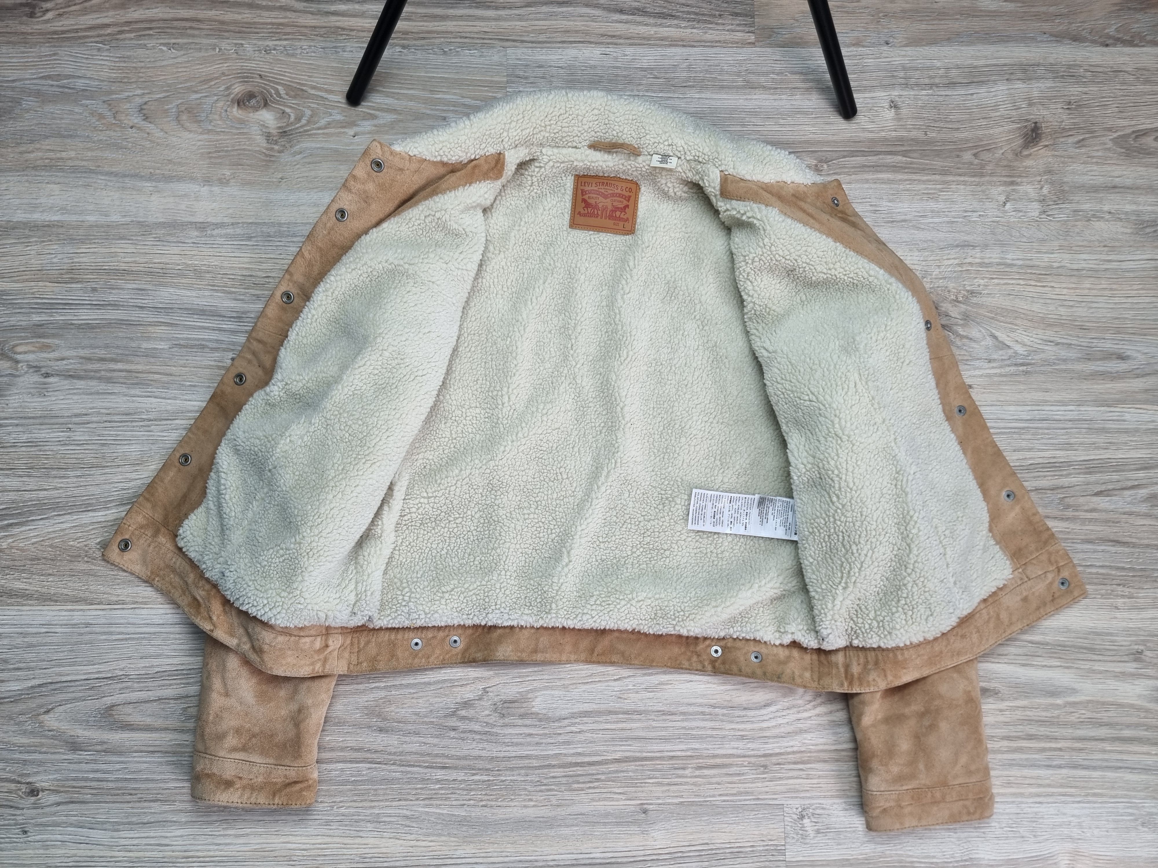 Levis type 3 goat leather jacket