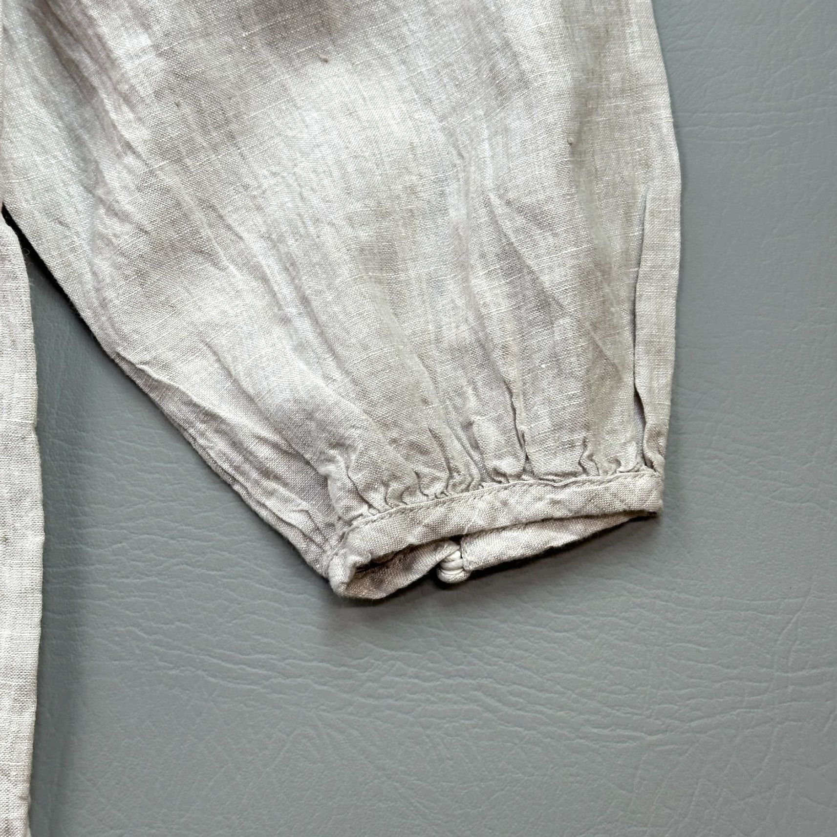 Vineyard Vines Vineyard Vines Beige Linen Tunic Cover Up Beach Women's M Button Front Lightweight Breathable Regular Size Beige Linen Beach Womens Size ONE SIZE - 3 Thumbnail