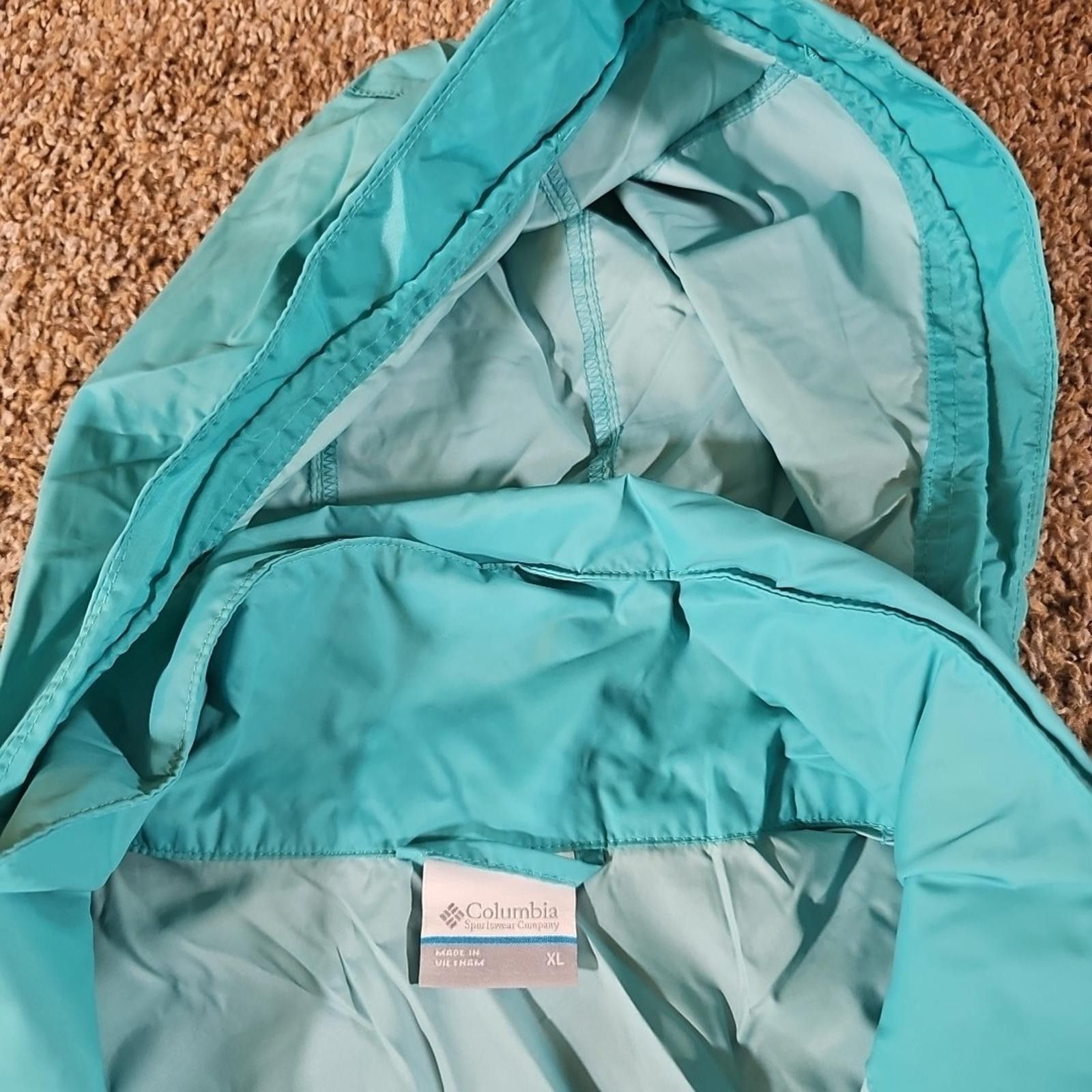 Columbia Columbia XL Fullzip Hooded Rain Jacket Size XL / US 12-14 / IT 48-50 - 3 Thumbnail
