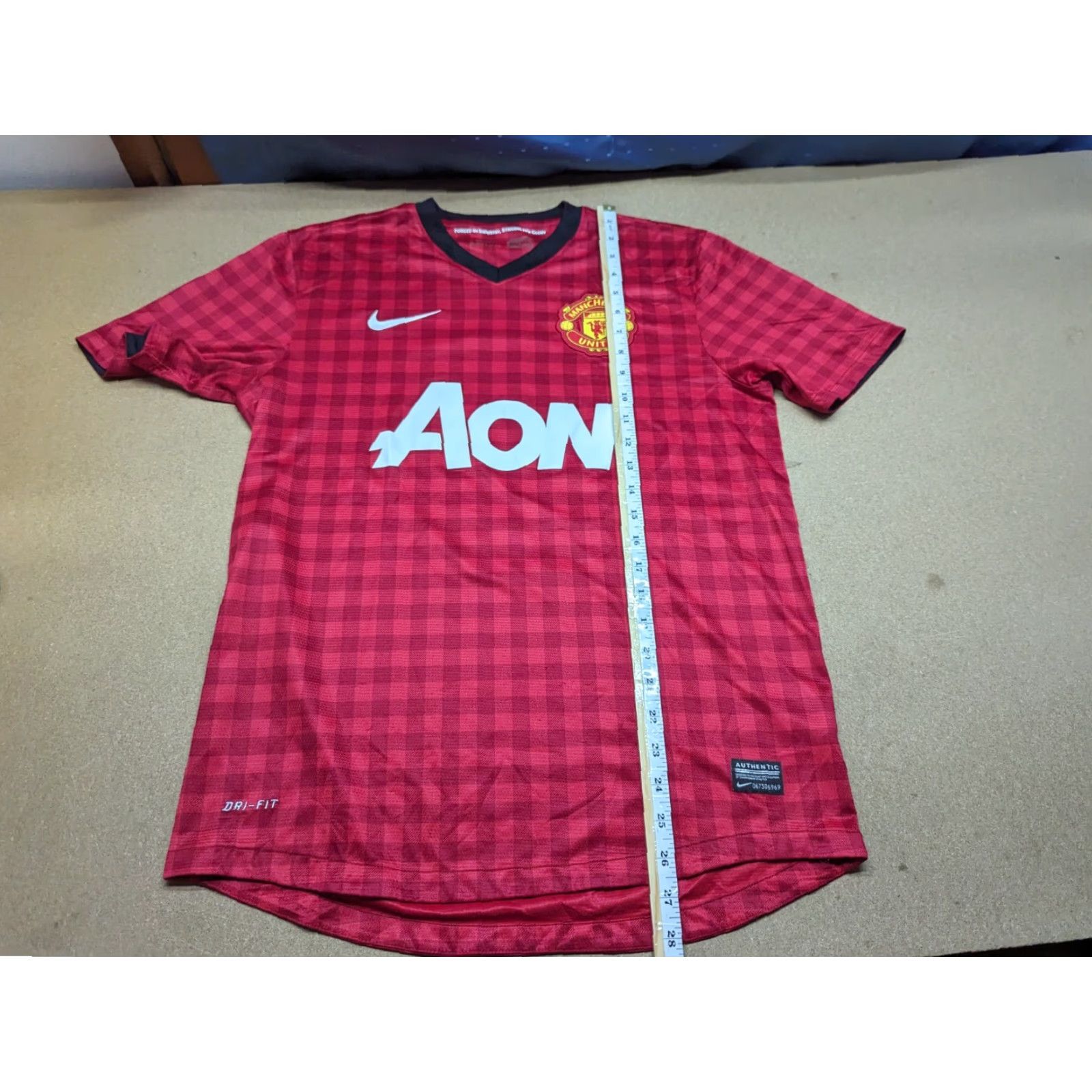 Nike Nike Manchester United Jersey Shirt Mens M Red Phil Jones #4 2012 2013 Home Football Jersey Size US M / EU 48-50 / 2 - 6 Thumbnail