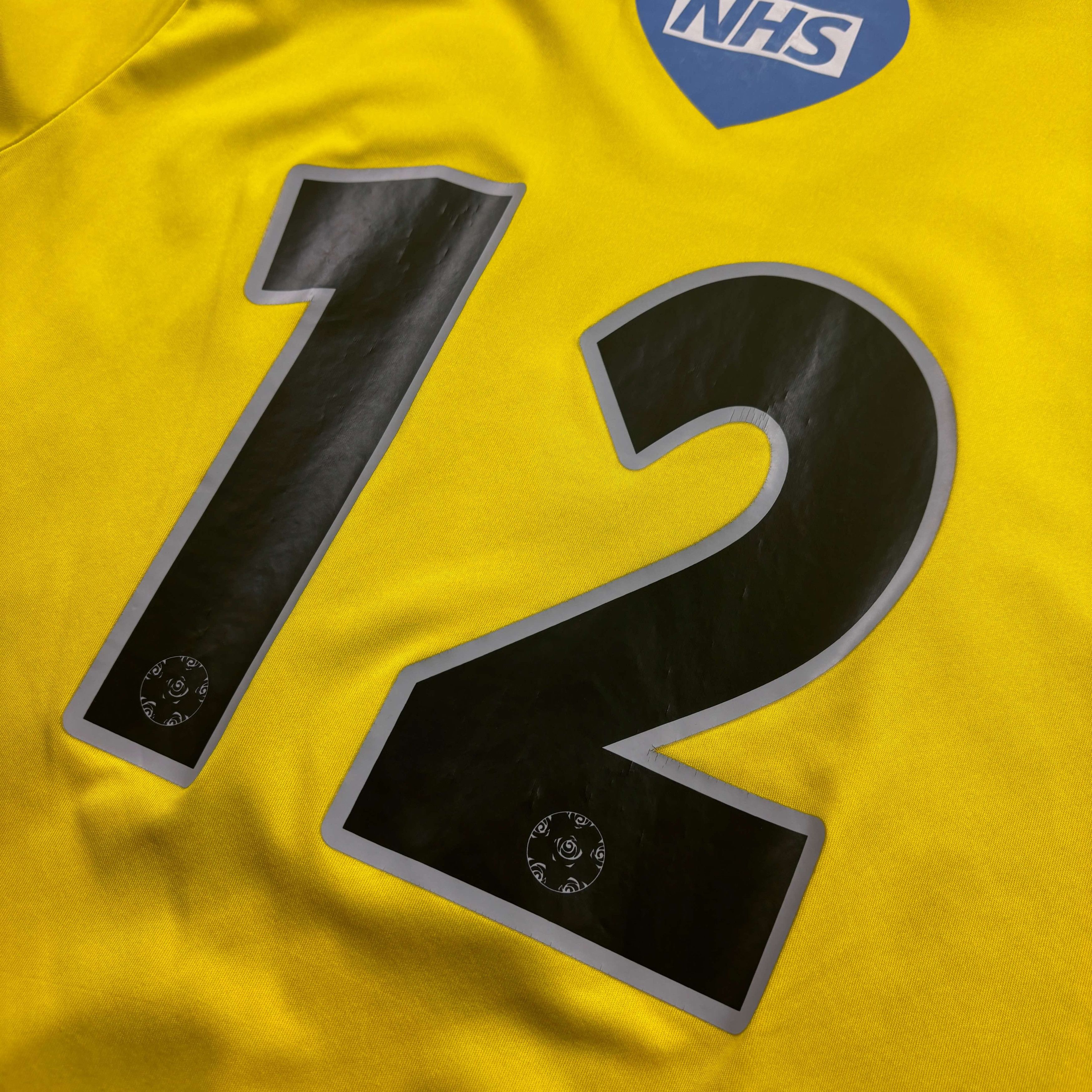 Puma MATCH WORN Leamington 2018-21 home #12 football jersey sz L Size US L / EU 52-54 / 3 - 11 Thumbnail