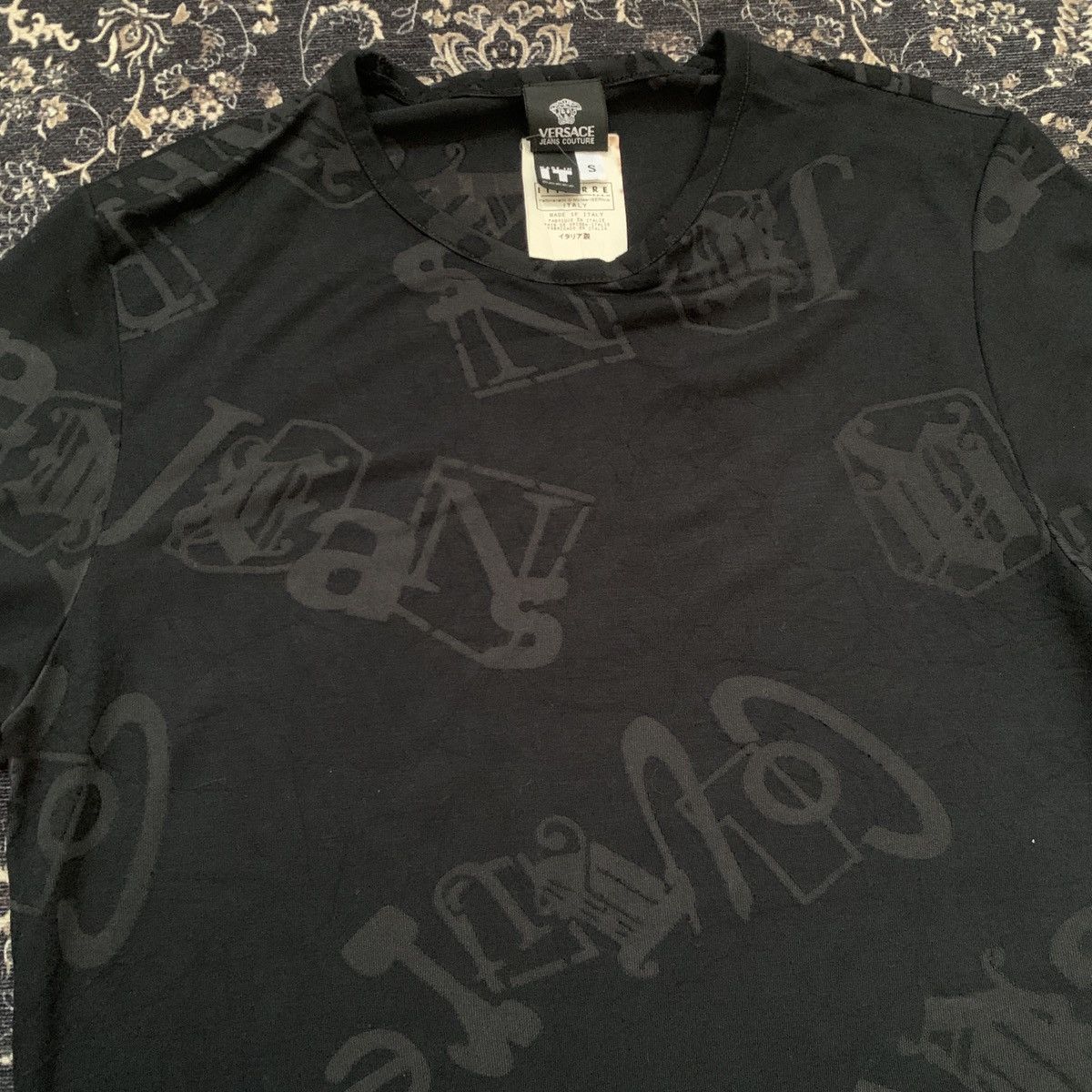 Versace Jeans Couture Versace Jeans Couture Emboss Rebel Tee Size US S / EU 44-46 / 1 - 2 Thumbnail