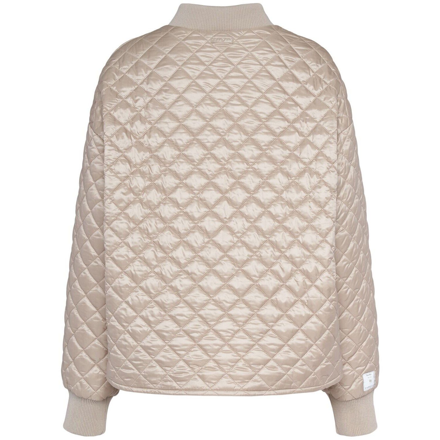 Max Mara MAX MARA Licia $1190 Hazelnut Brown Reversible Bomber Jacket Size ONE SIZE - 3 Thumbnail