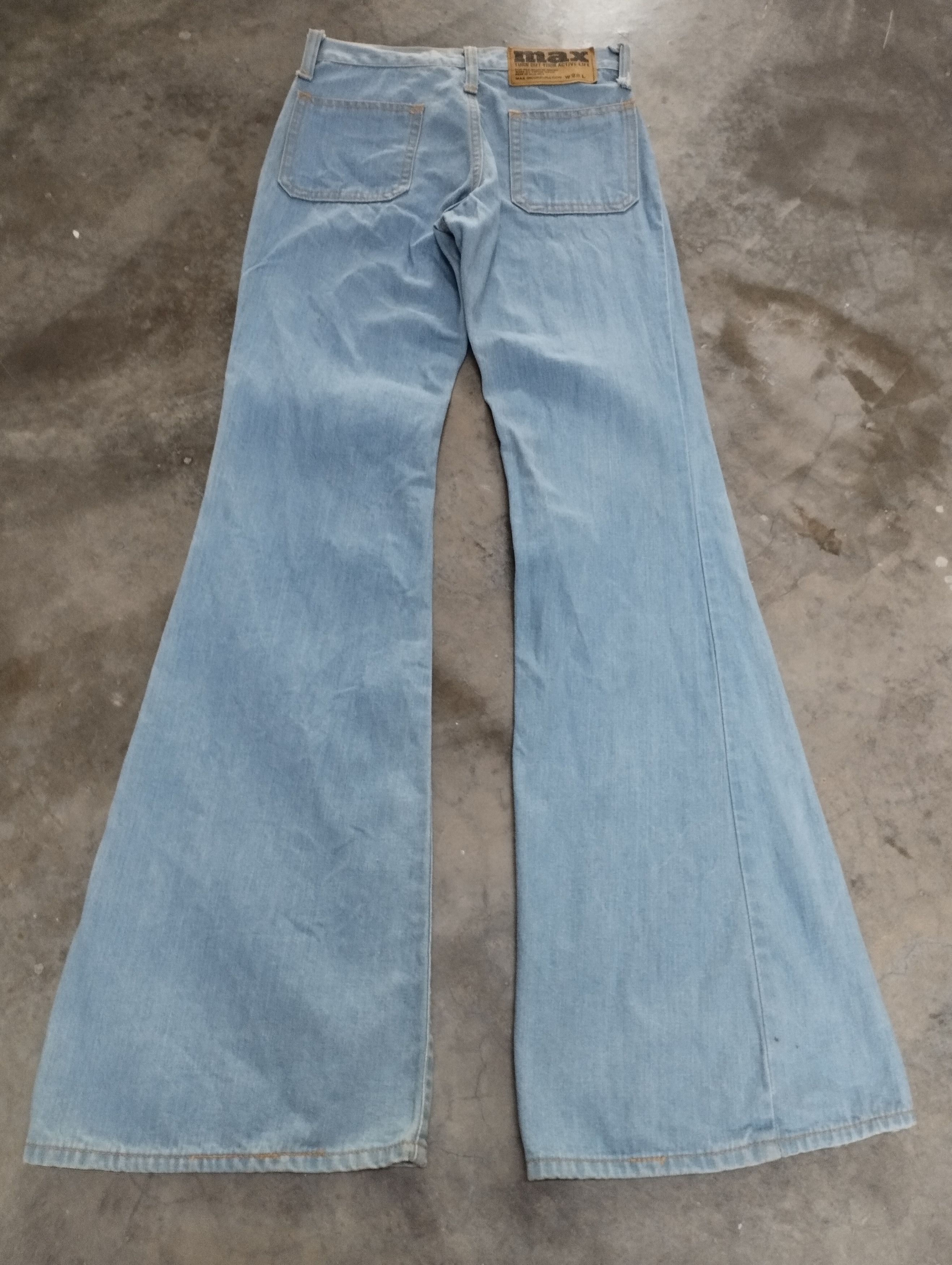 If Six Was Nine Flare Jeans Vintage Talon Zipper MAX Bootcut Jeans Size US 26 / EU 42 - 2 Thumbnail