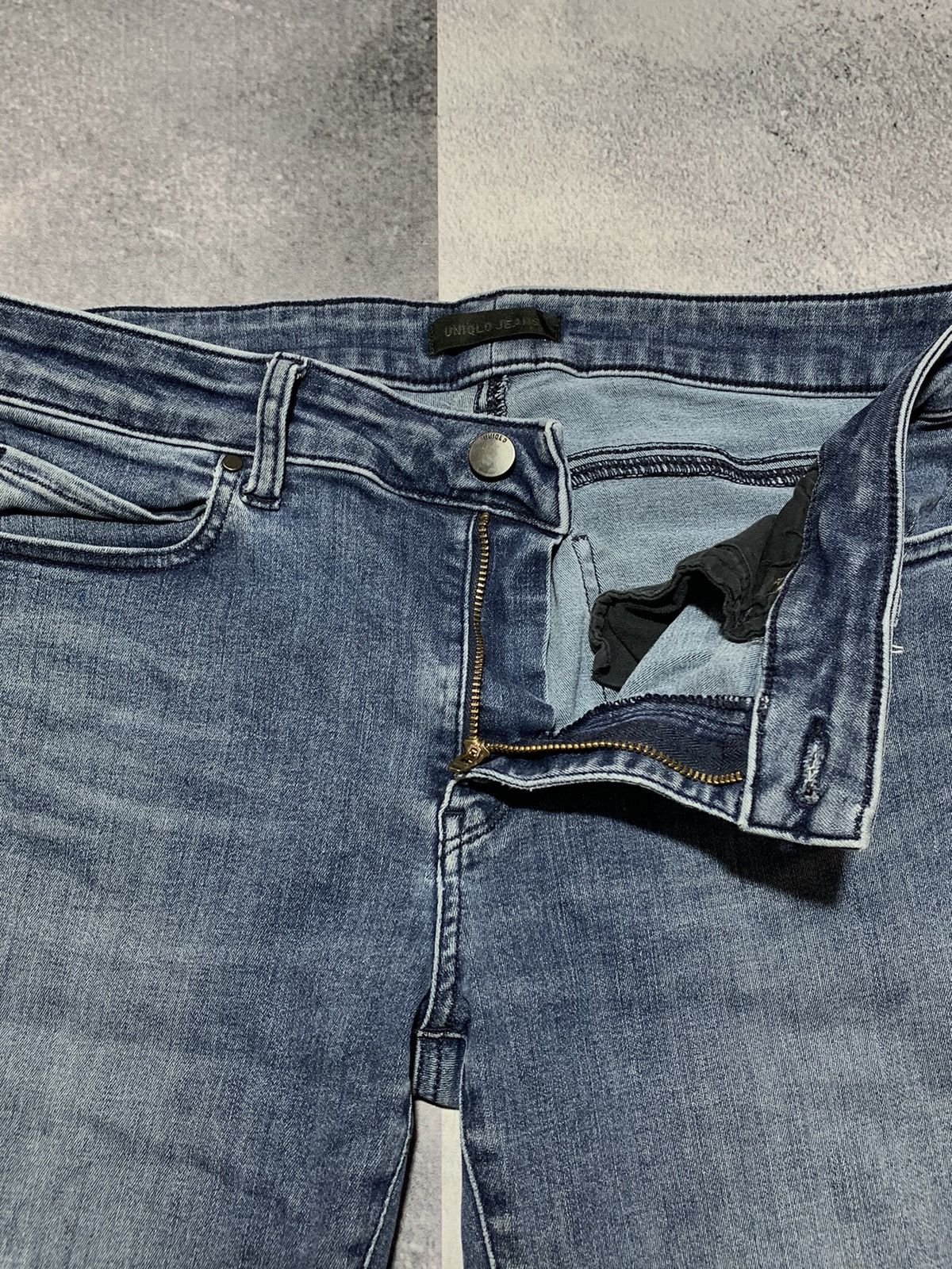 Uniqlo × Vintage Vintage Y2K Uniqlo denim jeans streetwear style size 31 Size 31" - 6 Thumbnail