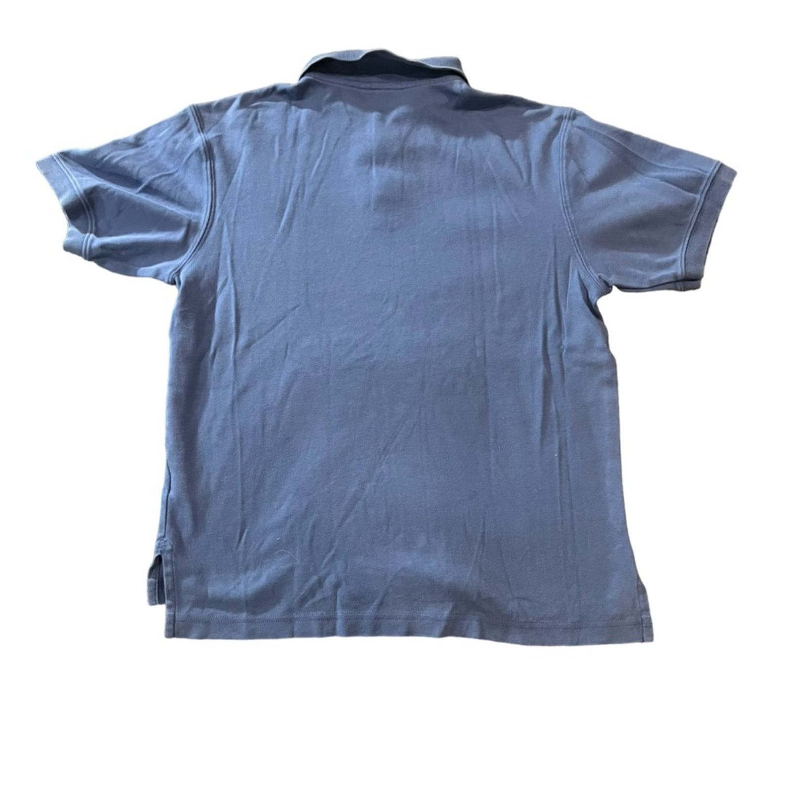Lands' End Lands’ End Polo Shirt Kids Large Blue Short Sleeve Solid Size L / US 10 / IT 46 - 4 Thumbnail