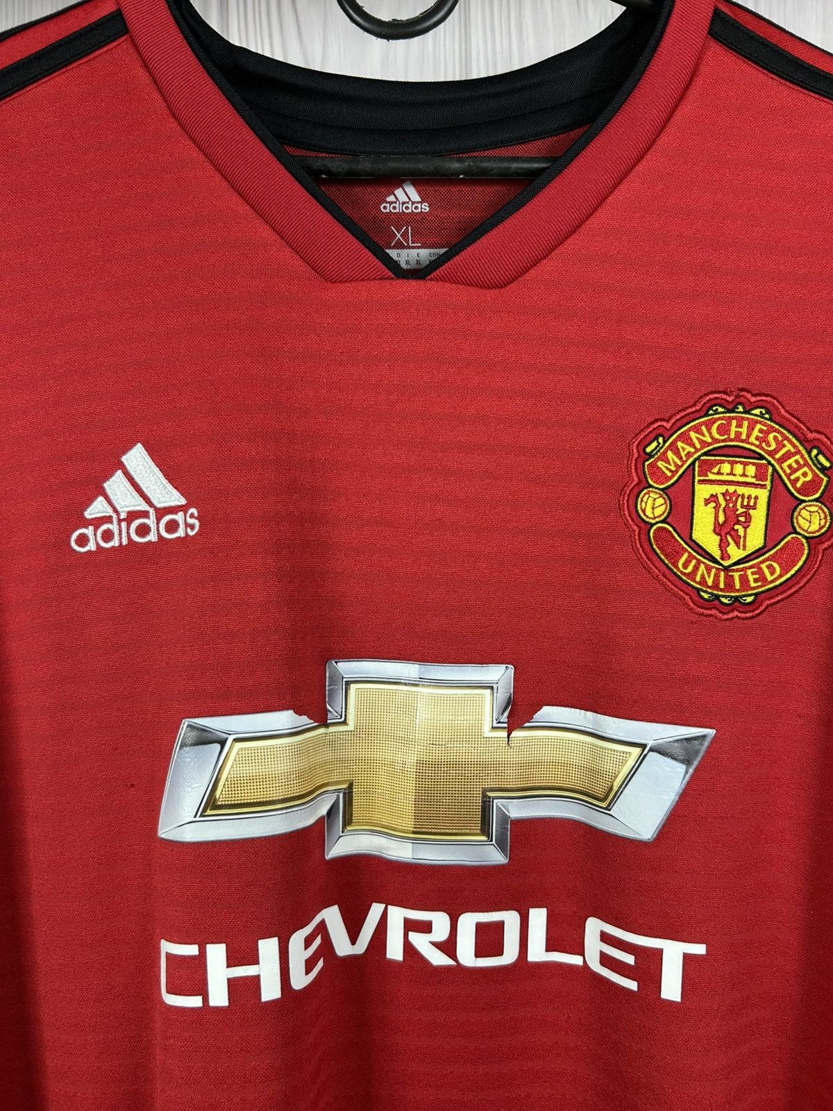 Adidas MANCHESTER UNITED 2018 2019 HOME SHIRT Adidas Size XL Size US XL / EU 56 / 4 - 4 Thumbnail