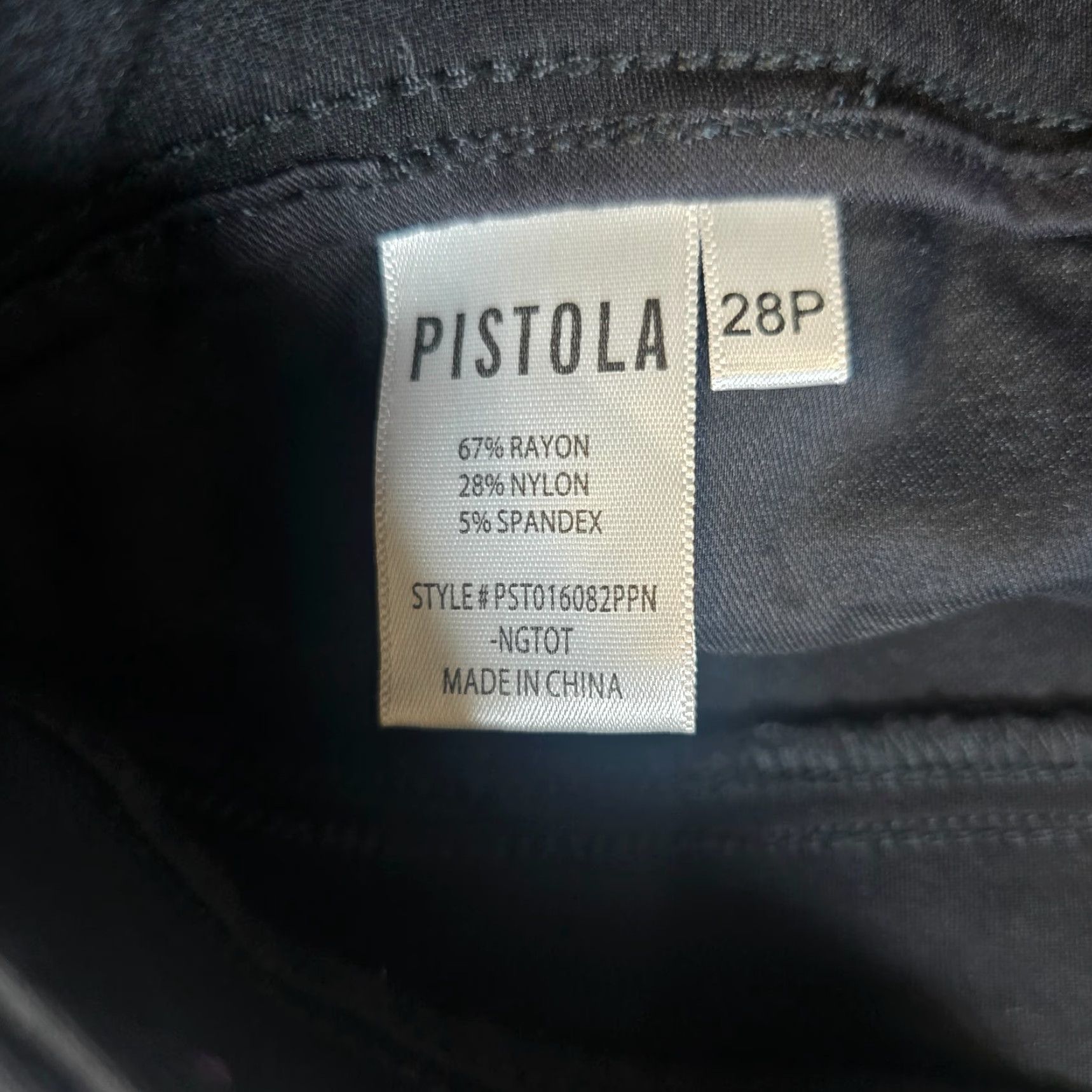 Pistola **PISTOLA Petite Women's Size 28 Black Cropped Flare Stretch Pant** User: PISTOLA Petite Women's Size 28 Black Cropped Flare Stretch Pant Size 28" / US 6 / IT 42 - 5 Thumbnail