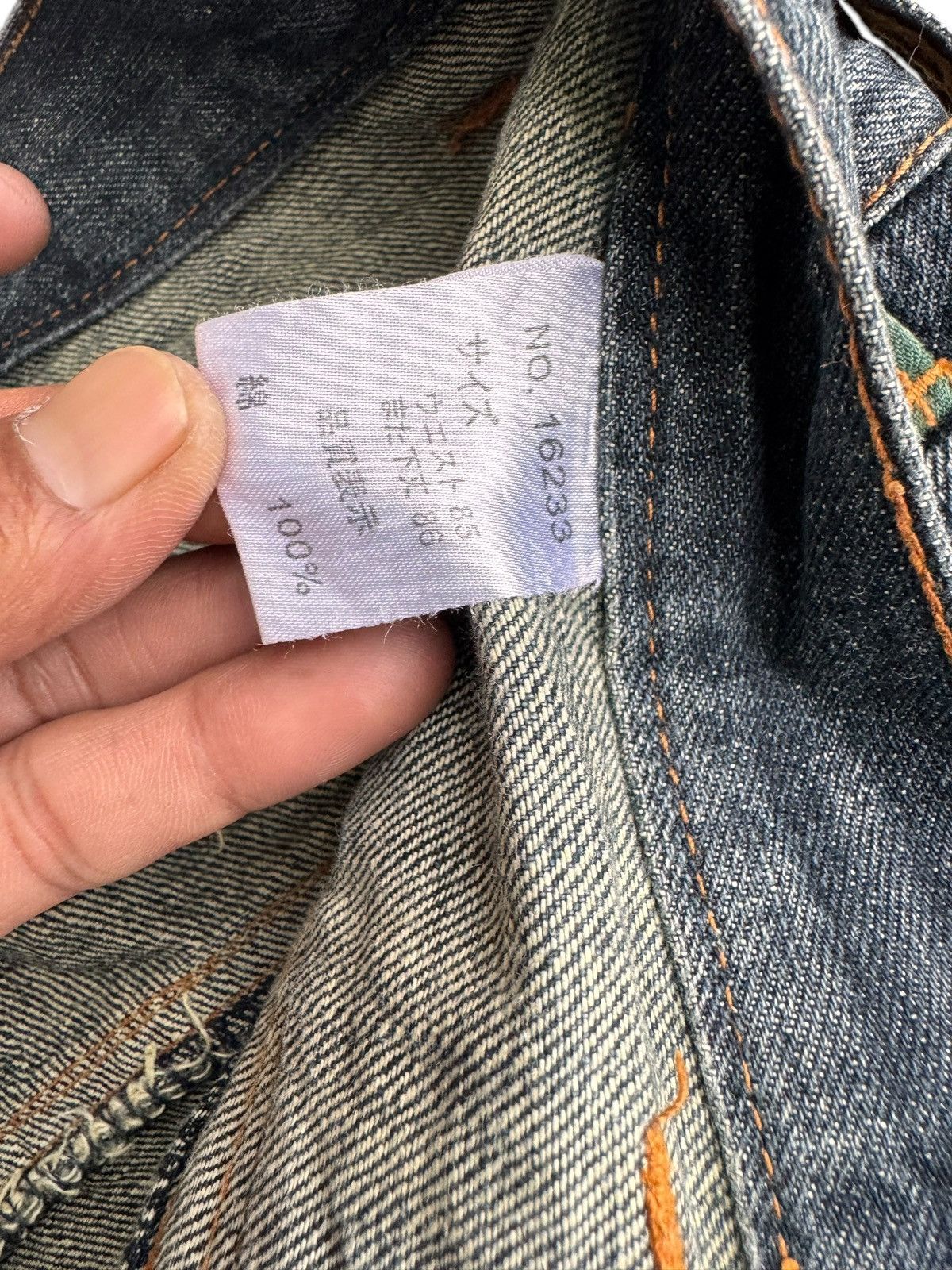 Japanese Brand 🔥Japanese Brand Nylaus Double Waist Distressed Jeans Size US 34 / EU 50 - 11 Thumbnail