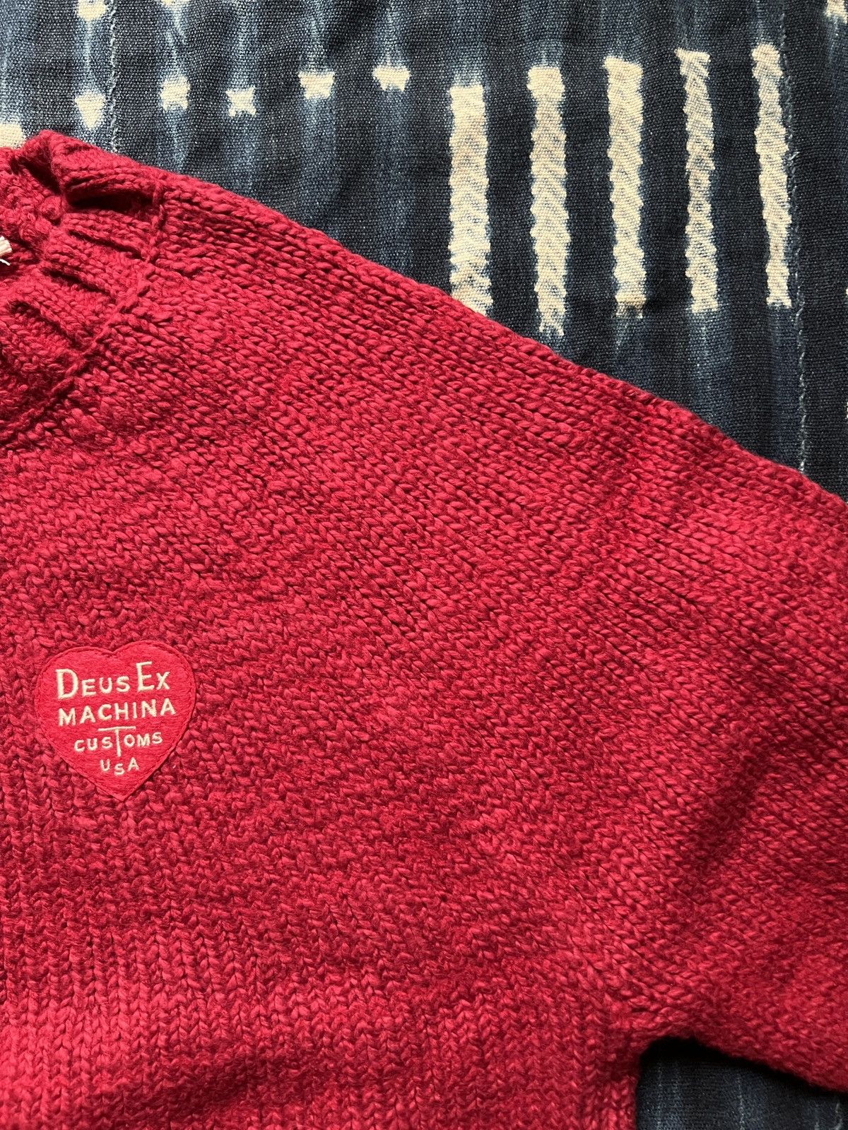 Deus Ex Machina Deus Ex Machina Heart Logo Knitted Sweater Human Made Size US L / EU 52-54 / 3 - 7 Thumbnail
