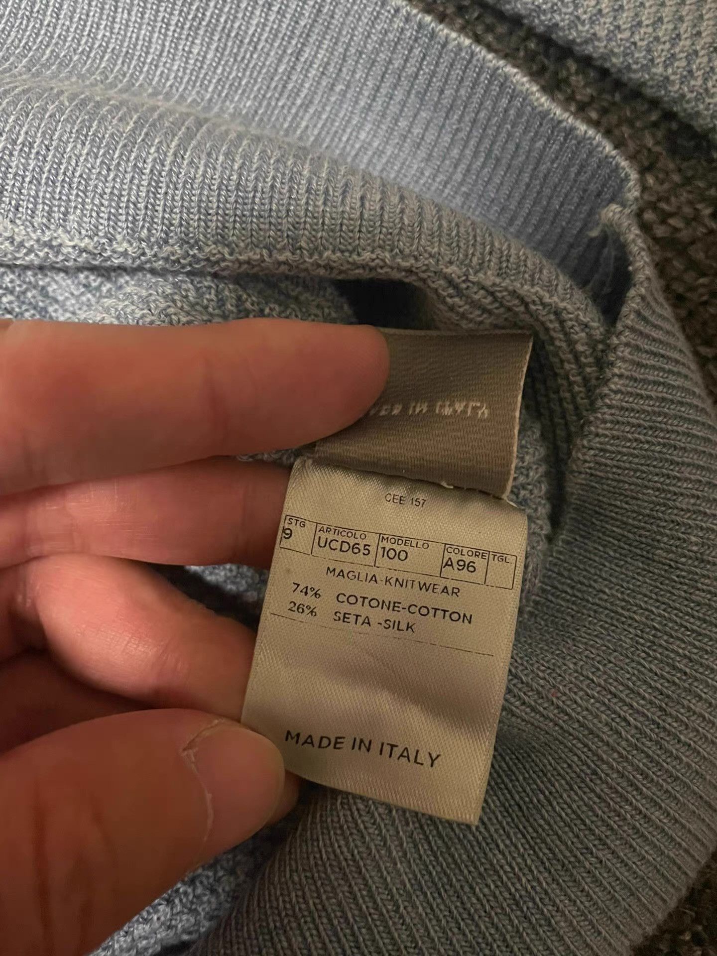 Ermenegildo Zegna Ermenegildo Zegna mainline V-neck pullover Size US M / EU 48-50 / 2 - 4 Thumbnail