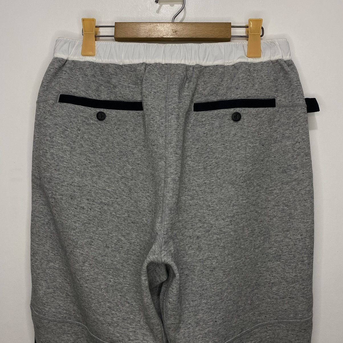 Nike × Sacai Nike Sacai Fleece Sweatpants Size US 31 - 5 Thumbnail