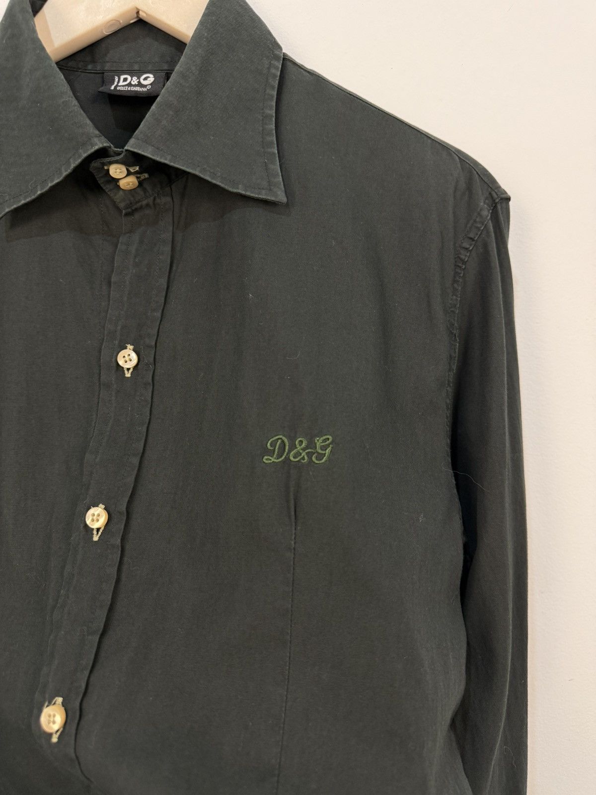 Dolce & Gabbana Vintage D&G Dolce & Gabbana Black Shirt Y2K Archival Size US XL / EU 56 / 4 - 6 Thumbnail