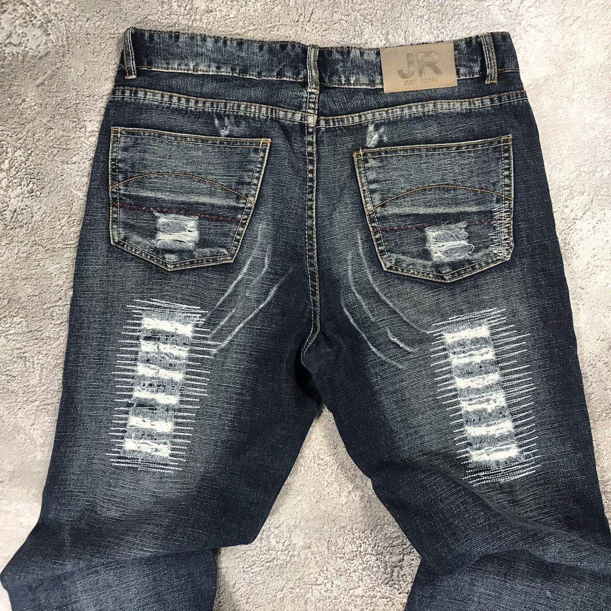 Vintage Vintage 90s Baggy Distressed Thrashed Jeans Grunge Skate 32 Size US 32 / EU 48 - 7 Thumbnail